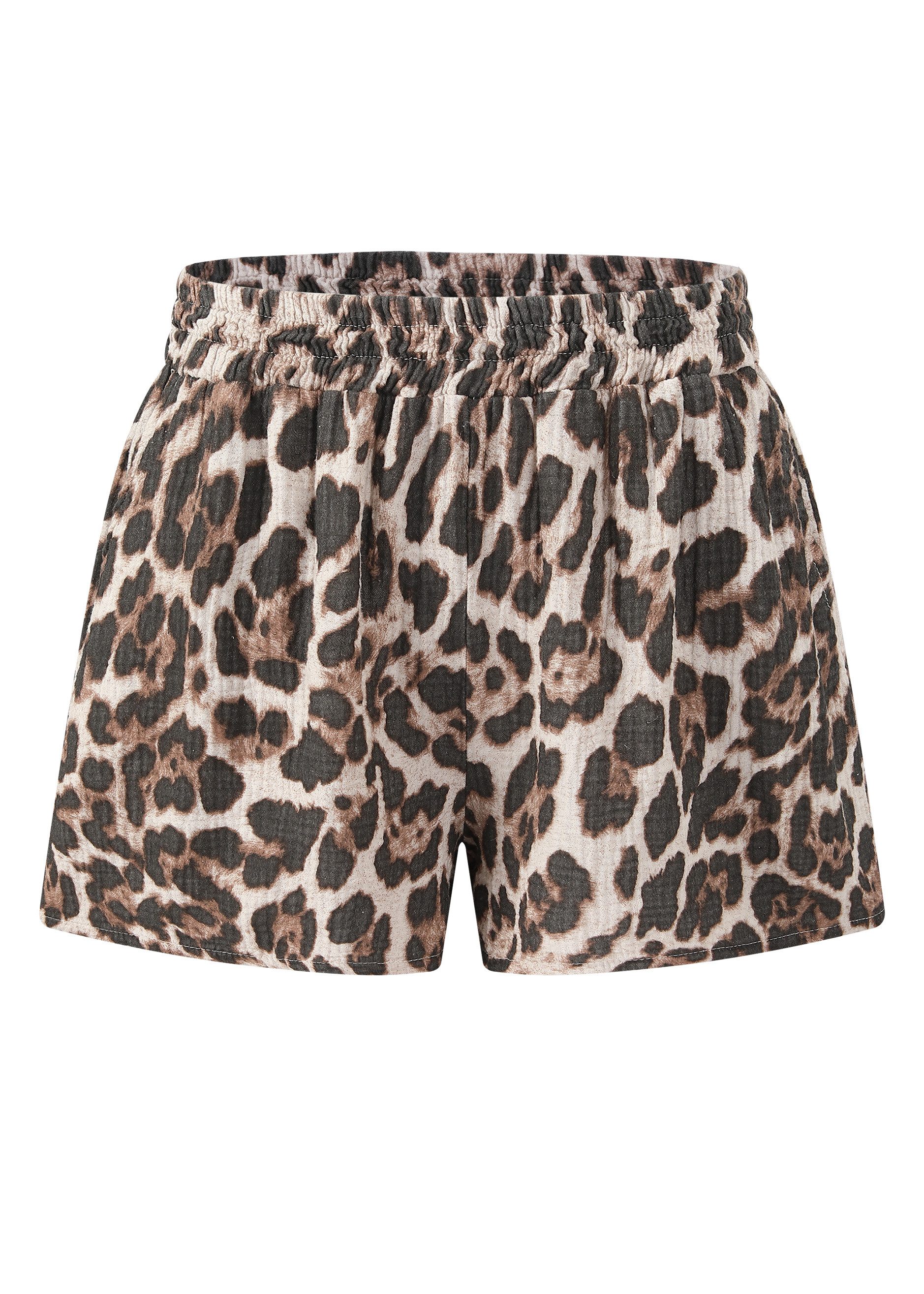 SASSYCLASSY Shorts Musselin Shorts mit Print günstig online kaufen