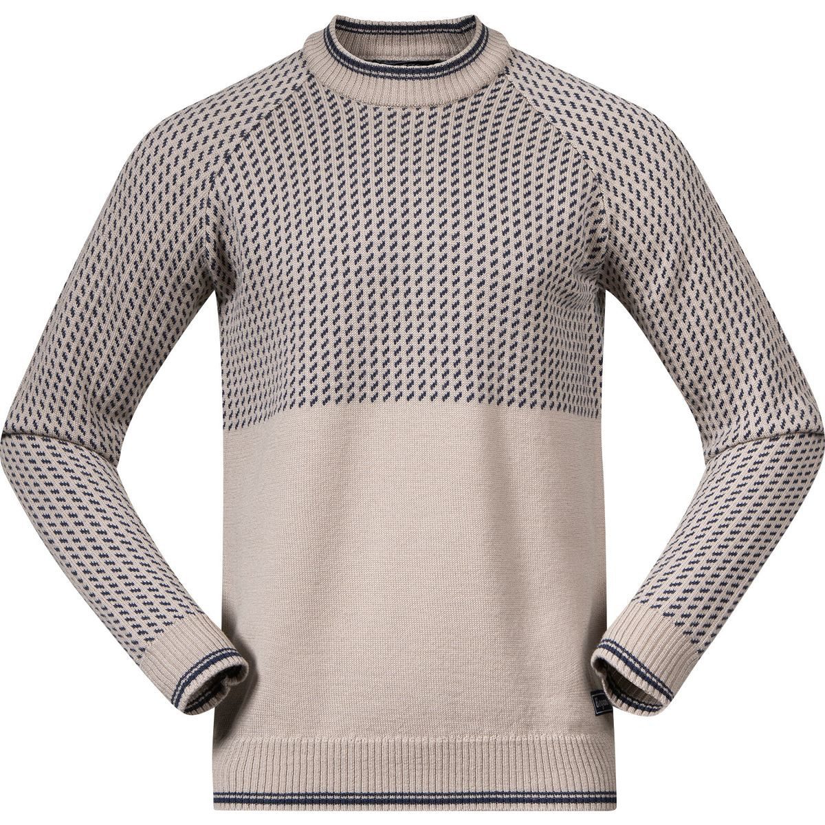 Bergans Fleecejacke Alvdal Wool Jumper Men Weicher Wollpullover aus 100% RWS-zertifizierter Merinowolle für
