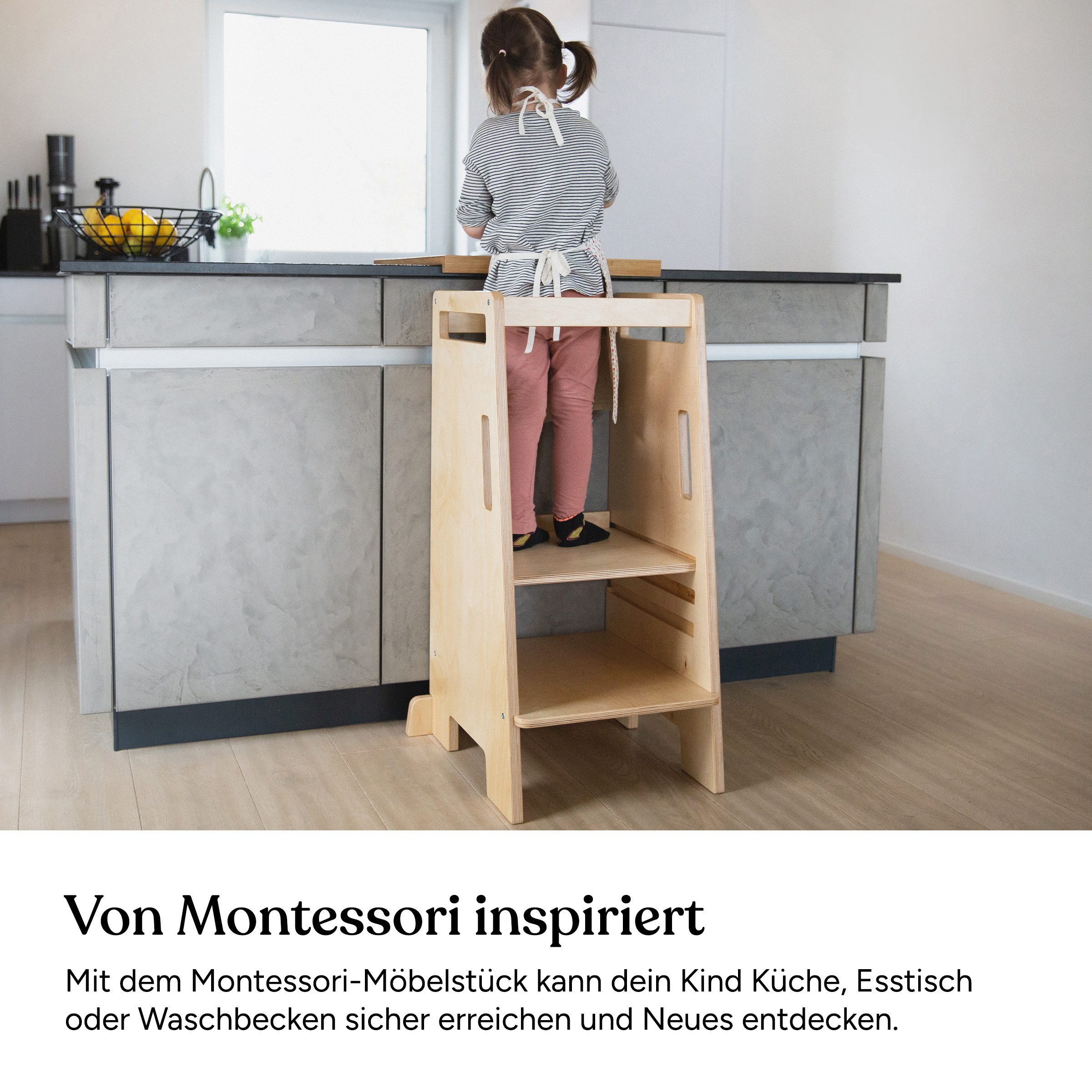 Ehrenkind Stehhilfe Lernturm Entdeckerturm Montessori 4-fach günstig online kaufen