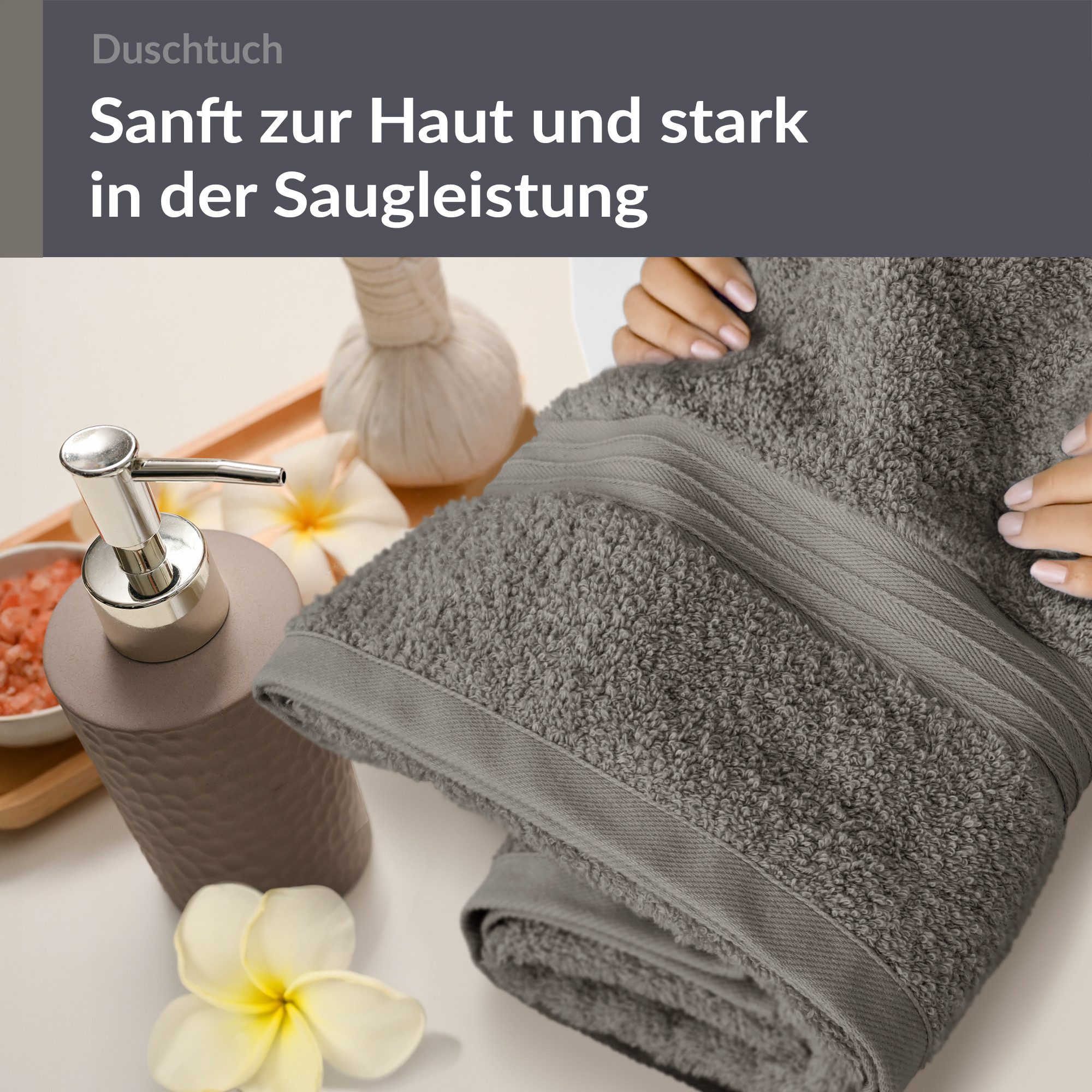 Lashuma Duschtuch - Badetuch Linz, Frottee günstig online kaufen