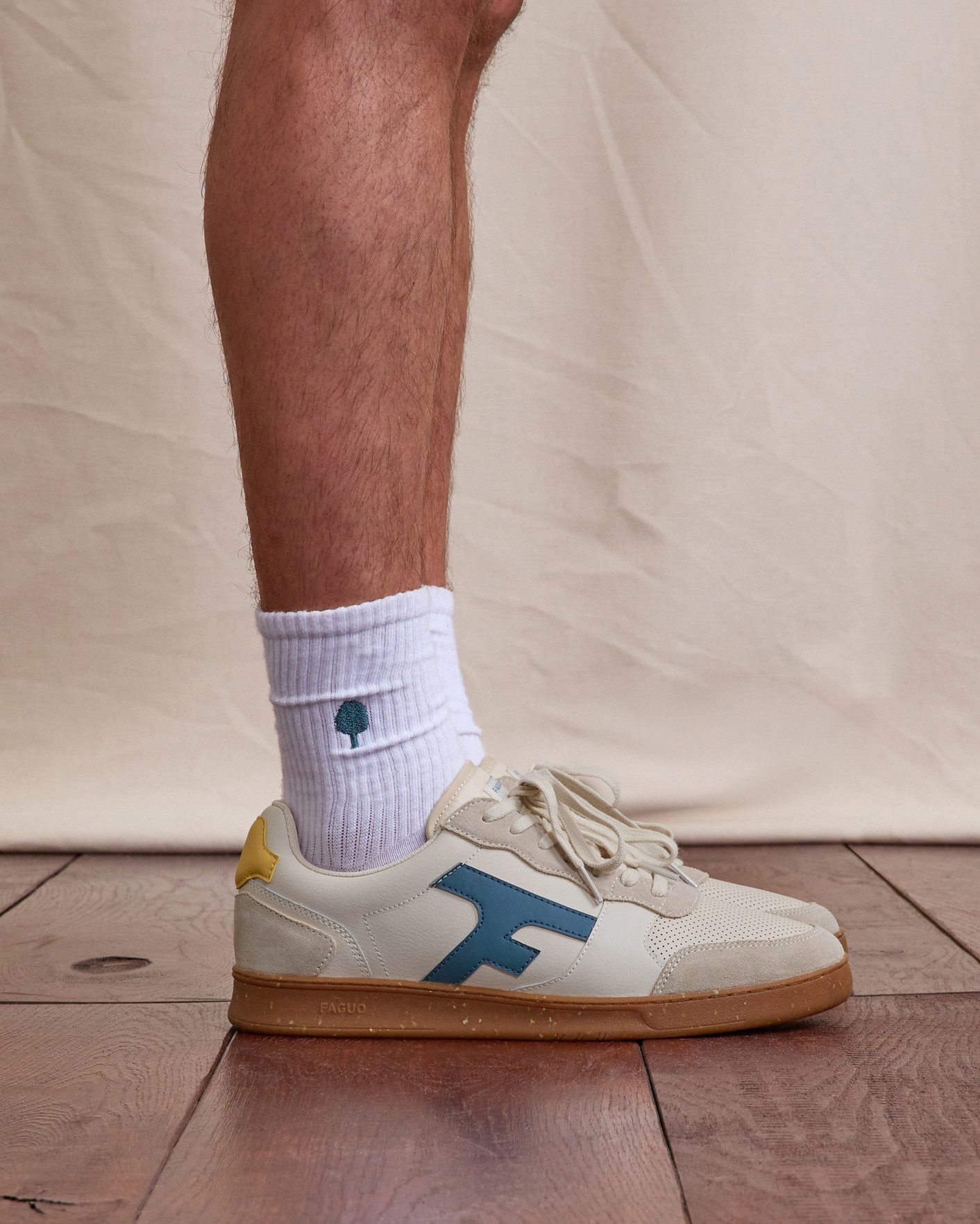 FAGUO Herren Hazel Leder Sneaker