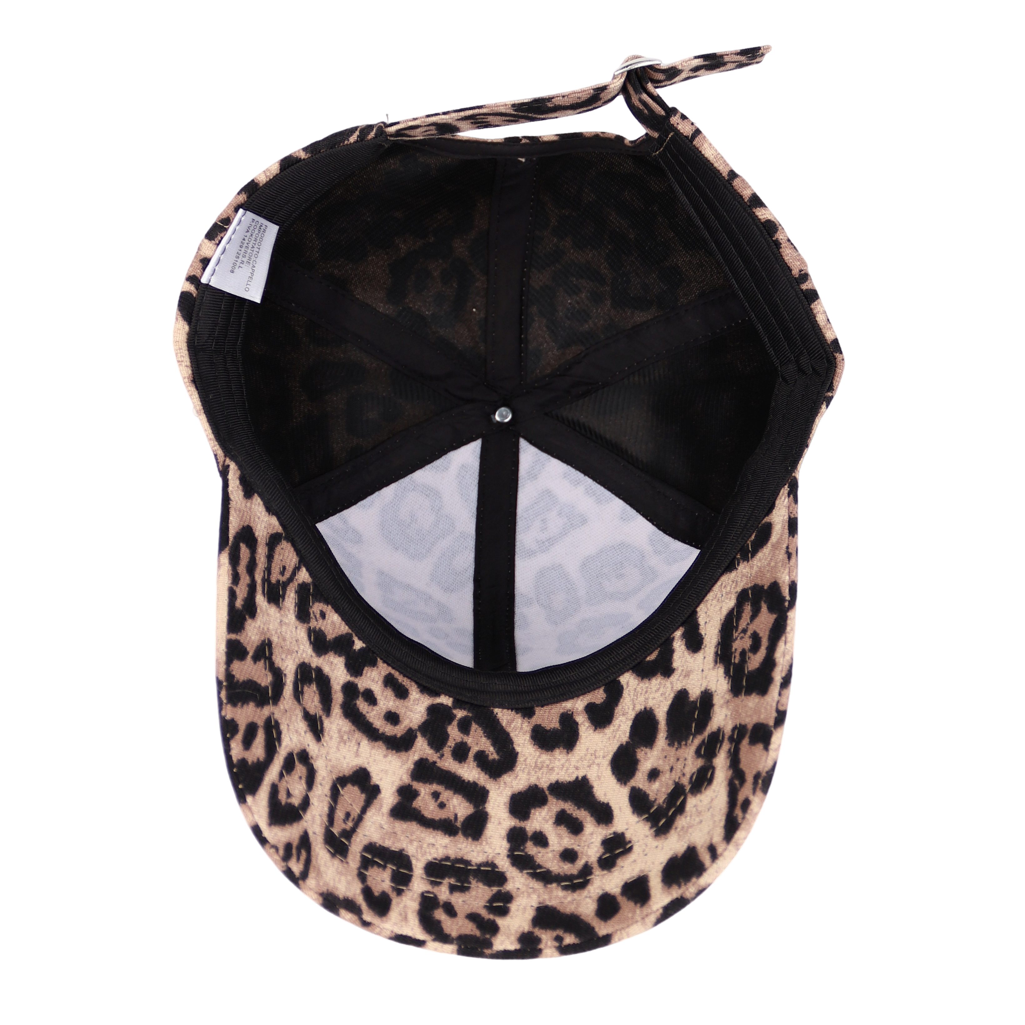 MIRROSI Baseball Cap Damen Cap aus reinem Baumwolle mit Shirm LOVE Leopard (Kappe, Outdor Cap, Feldmütze) Atmungsaktiv, Einheitsgröße – Bild 4 von 4