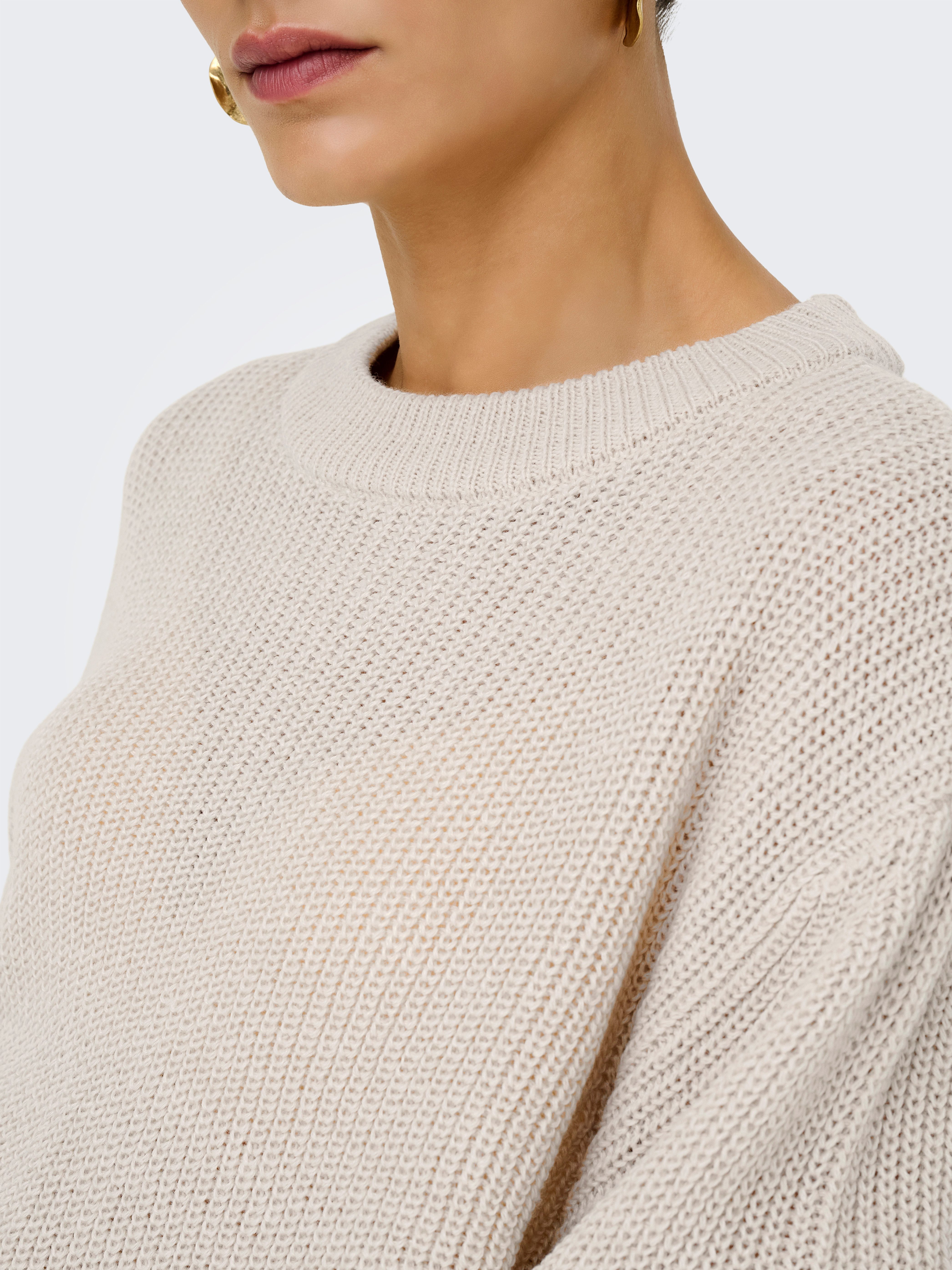 ONLY Strickpullover ONLMILOUZ LS RIB PULLOVER KNT NOOS