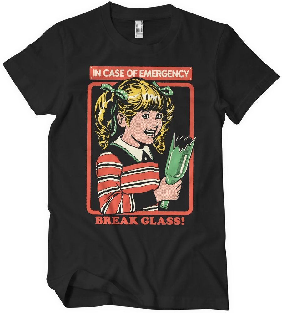 Steven Rhodes T-Shirt In Case Of Emergency Break Glass T-Shirt