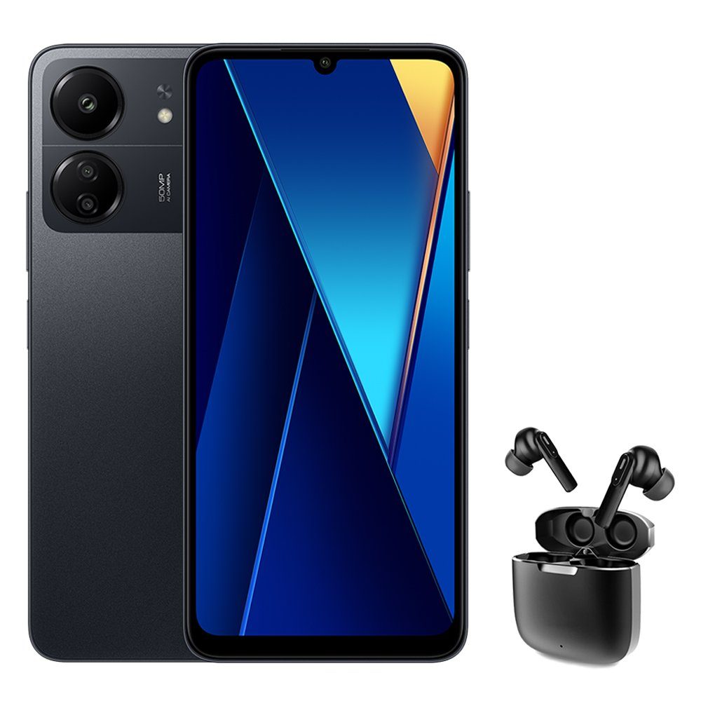 Xiaomi POCO C65 8+256GB Smartphone & Bluetooth Kopfhörer Handy (6.74 Zoll, 256 GB Speicherplatz, 50 MP Kamera)