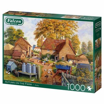 Jumbo Spiele Puzzle Falcon Autumn on the Farm 1000 Teile, 1000 Puzzleteile
