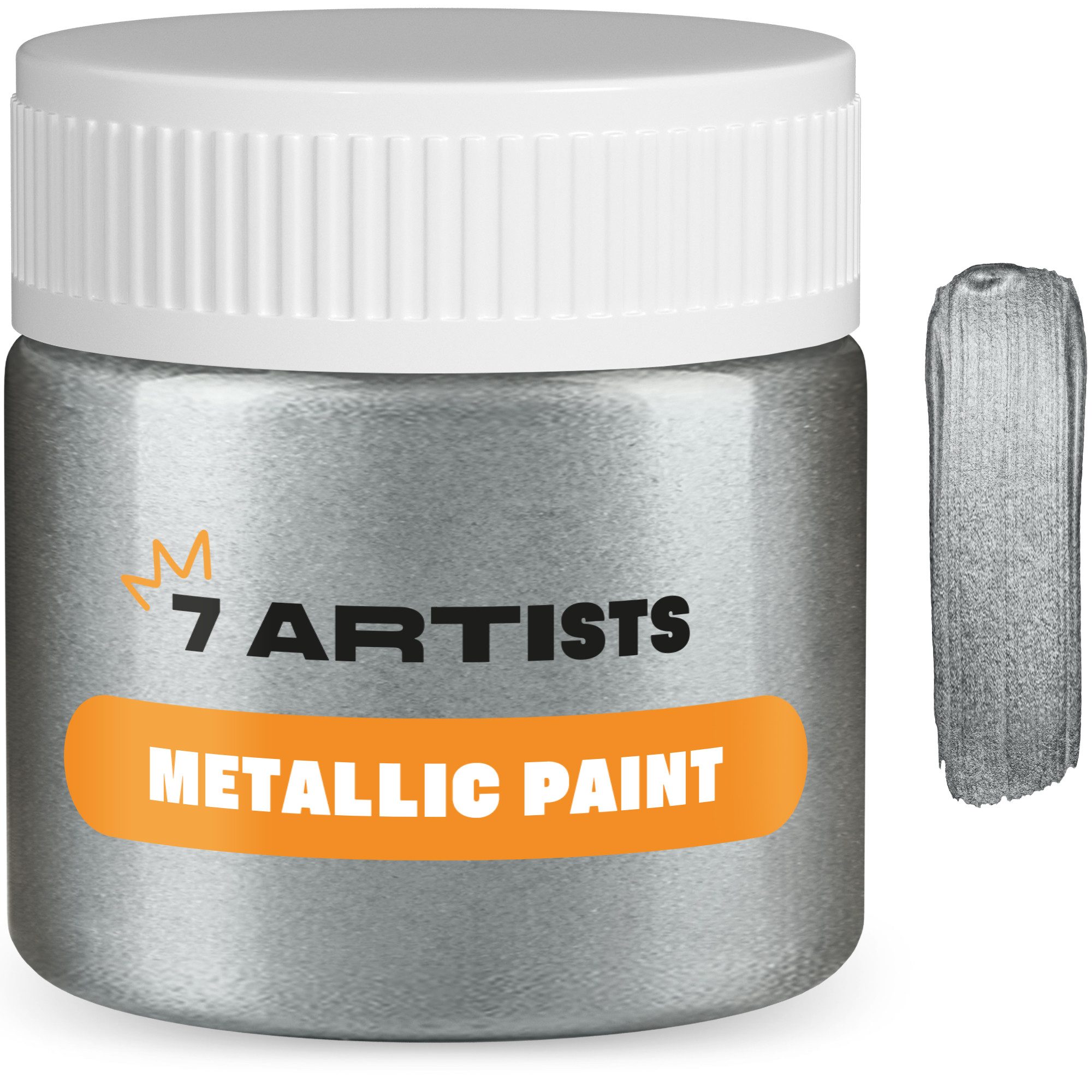 7 Artists Acrylfarbe 7 Artists Acrylfarbe Metallic 50 - 230 ml Gold, Silber