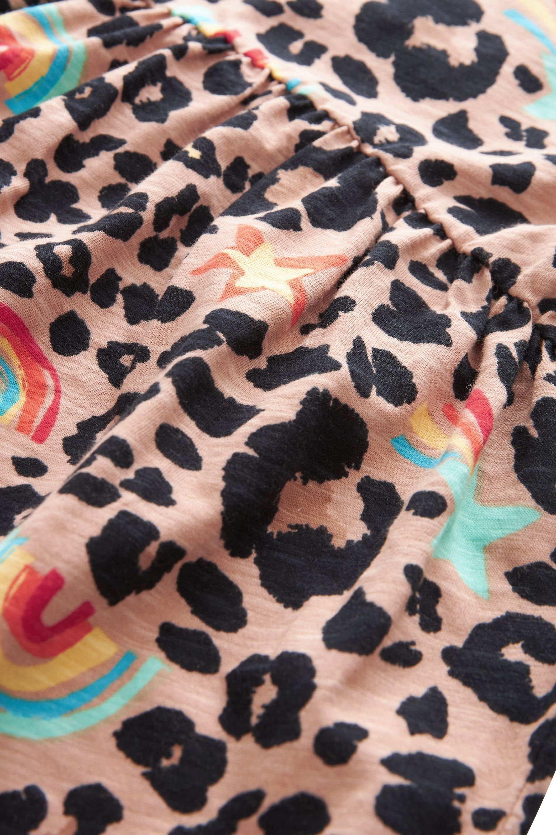 Animal/Hearts/Stars/Rainbow Jerseykleid Jersey-Kleid Print Next (1-tlg) Kurzärmliges