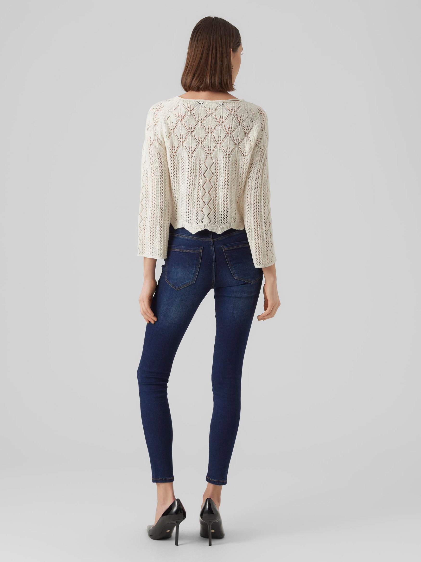Vero Moda Strickpullover Legerer Feinstrick Weiches günstig online kaufen