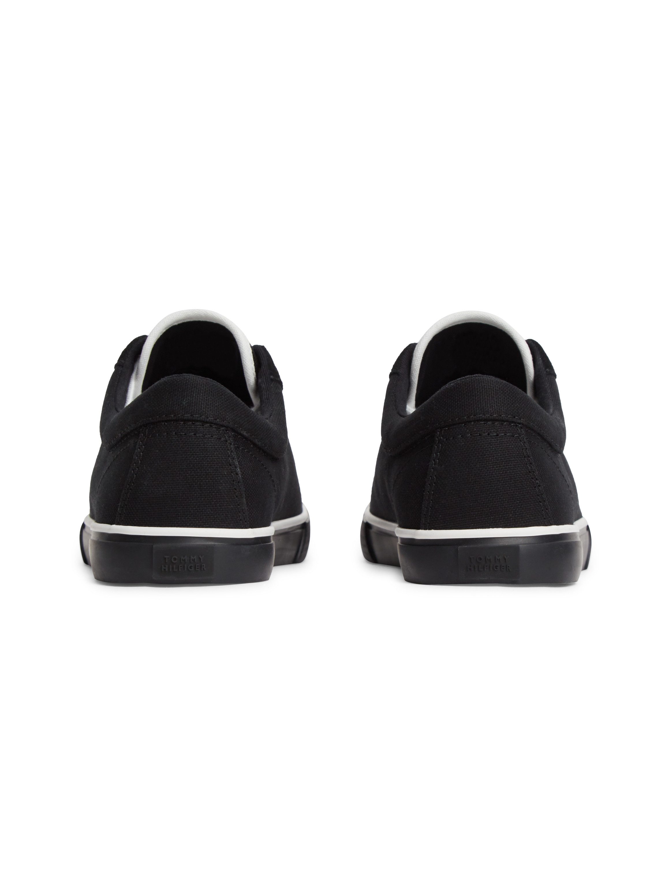 Tommy Hilfiger TH LOW VULC Sneaker Freizeitschuh, Schnürschuh mit Logoschriftzug an der Schuhzunge