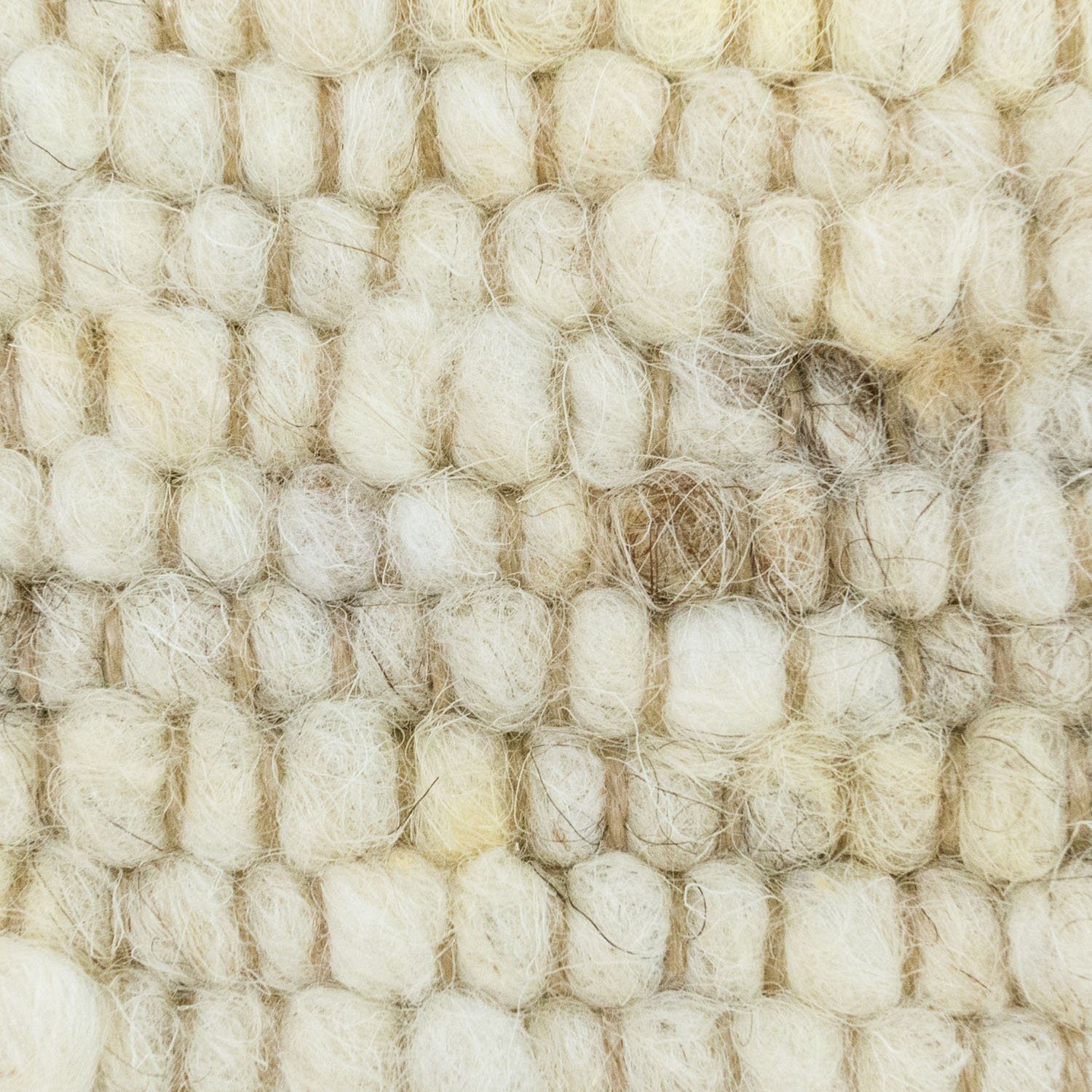 Wollteppich TaraCarpet Alpen, rechteckig, beige TaraCarpet, beige cm 070x130 Schurwolle meliert Höhe: Handwebteppich 10 mm, Schlafzimmer Wohnzimmer