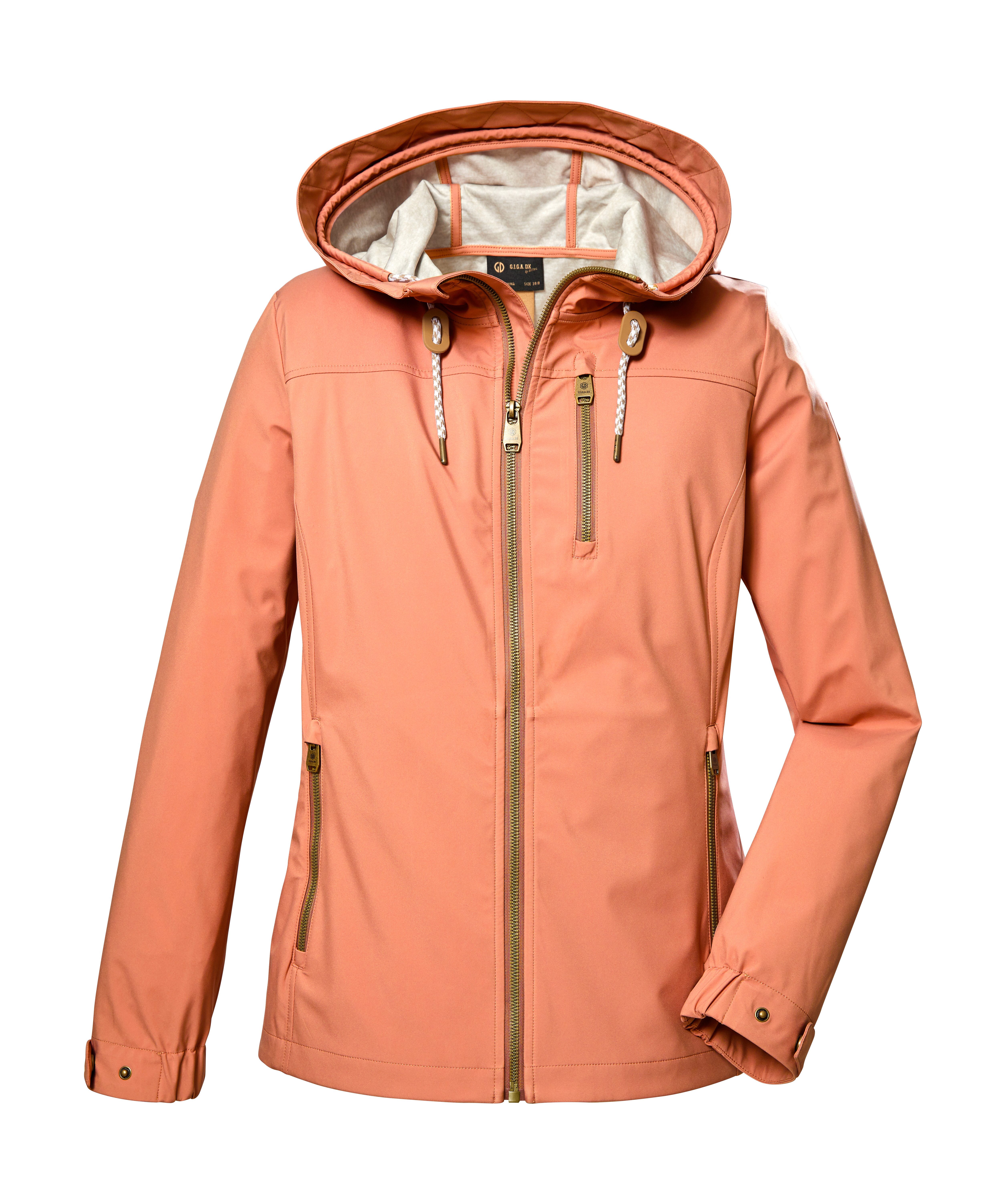 G.I.G.A. DX by killtec Softshelljacke GS 24 WMN SFTSHLL JCKT Wasserabweisende Softshelljacke, verstellbare Kapuze, winddicht
