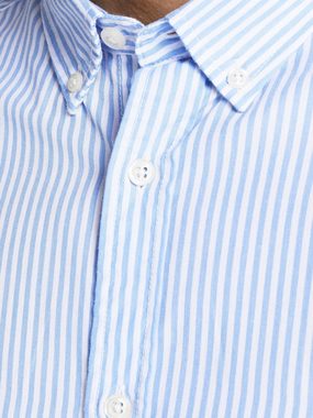 Jack & Jones Langarmhemd Hemd Gestreiftes Button-Down-Hemd BRINK DETAIL