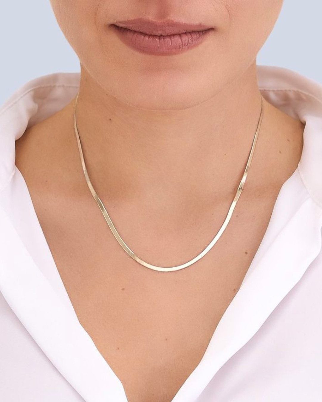 GOLDKLEIN Goldkette 14 Karat Gold Basic 585 Echtgold 42cm + 3 cm Halskette (1-tlg), Bestpreis - Damen Herren mit Schmuckbox - Sale 31.08.2026