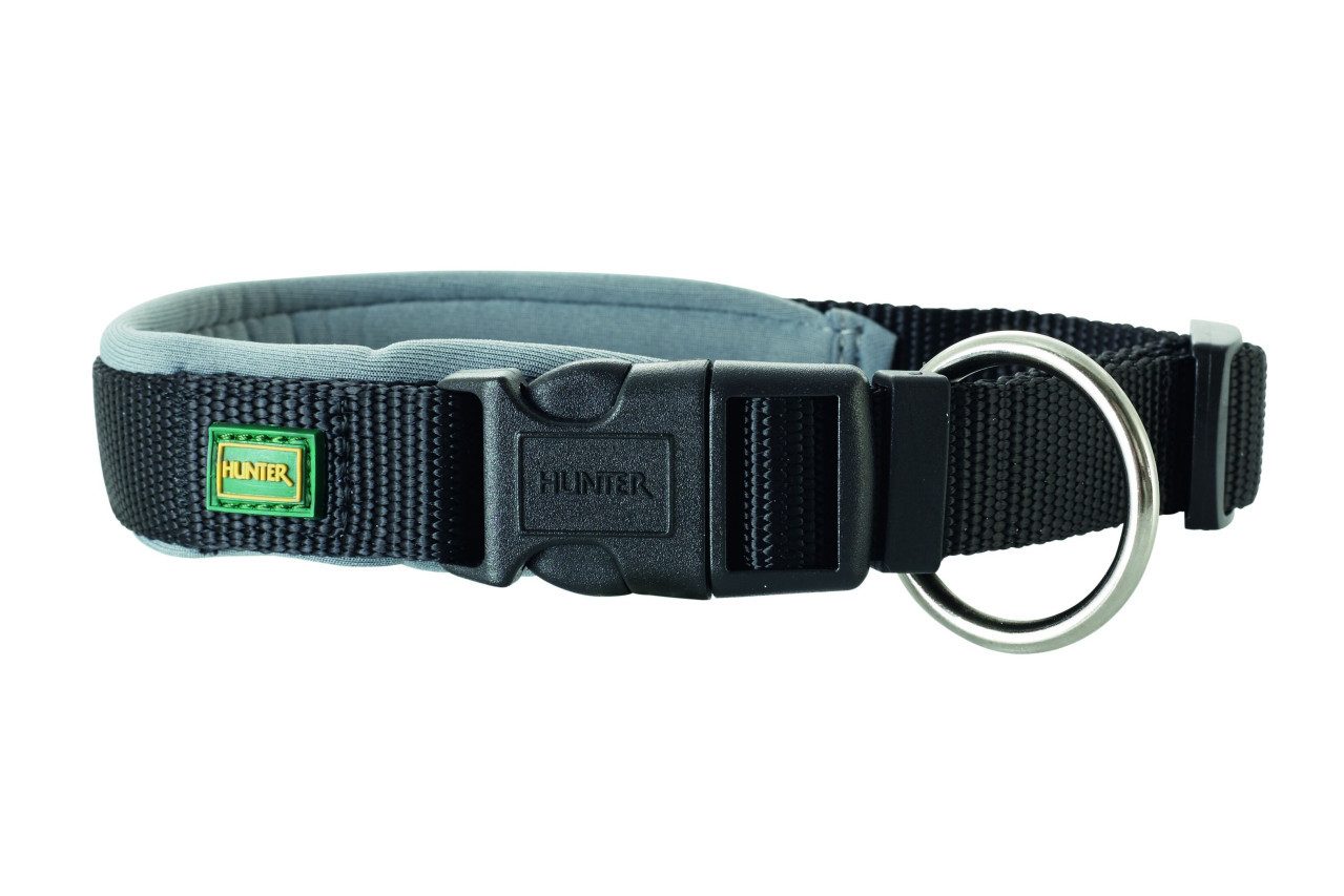 Hunter Hunde-Halsband Hunter Hundehalsband Neopren Vario Plus M, Nylon