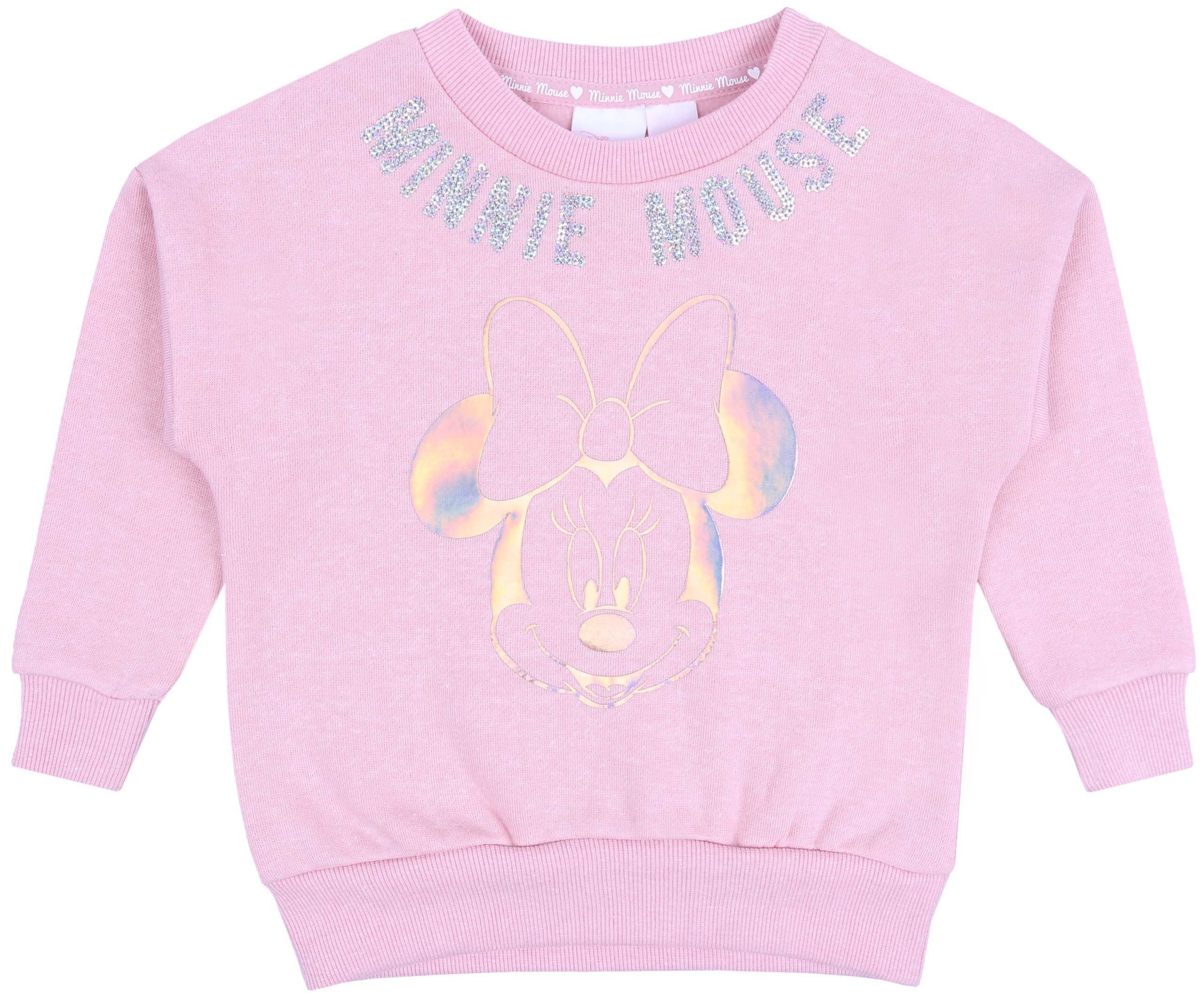 Sarcia.eu Sweatshirt Rosa Bluse für Mädchen Minnie Mouse DISNEY 3-4 Jahre