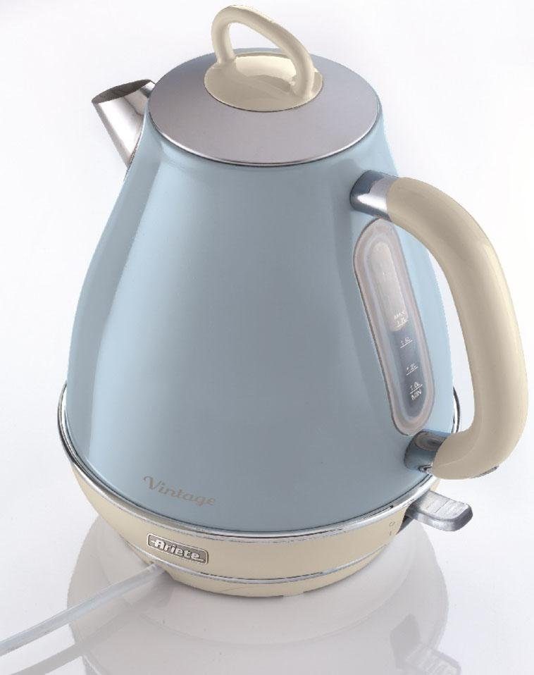 Ariete Wasserkocher Vintage 2869 blau, 1,7 l, 2200 W