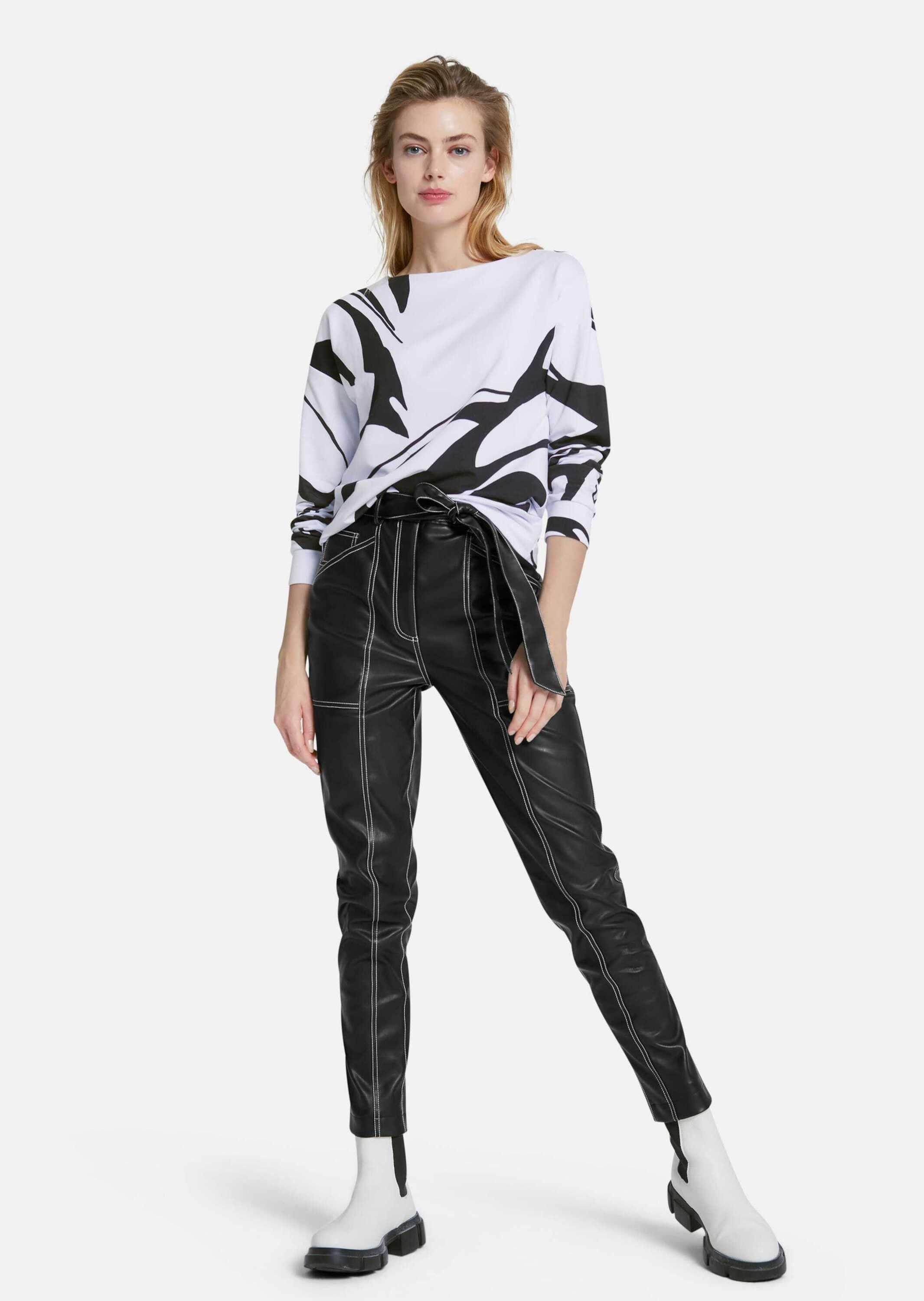 MADELEINE Stoffhose Kunstlederhose günstig online kaufen