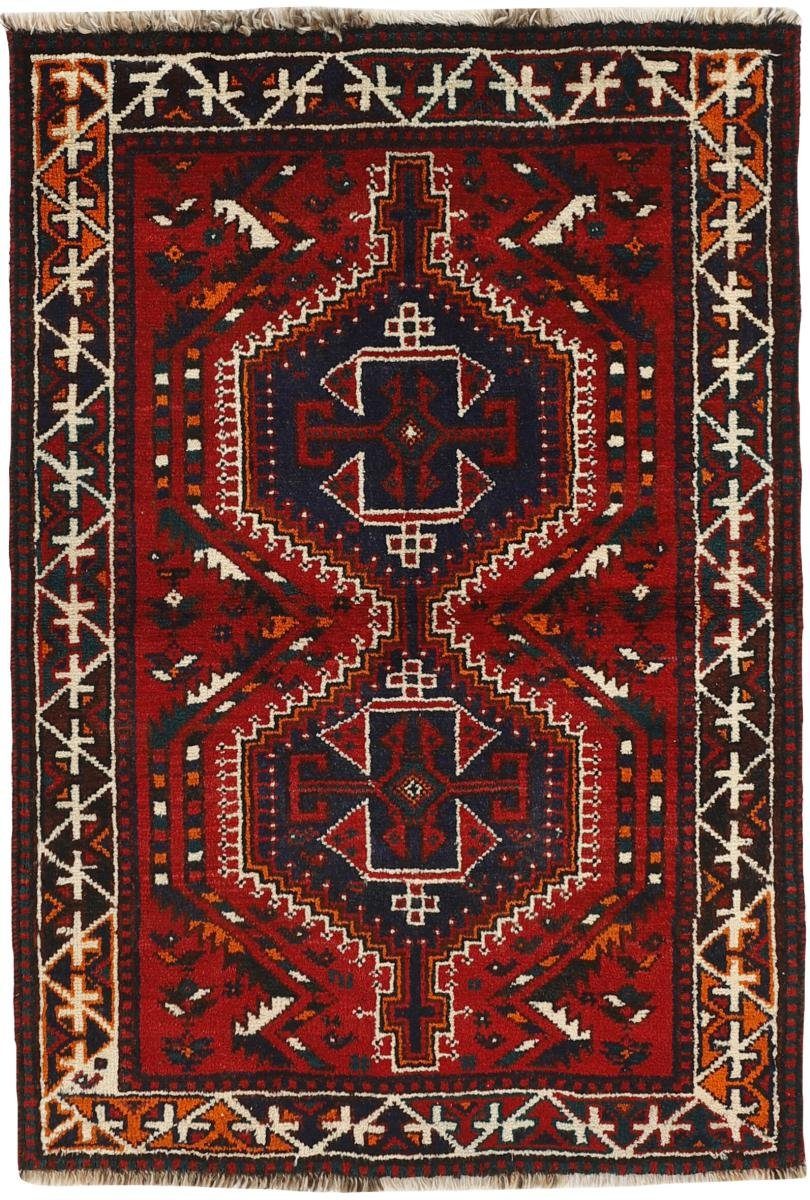 Orientteppich Shiraz 110x159 Handgeknüpfter Orientteppich / Perserteppich, Nain Trading, rechteckig, Höhe: 10 mm