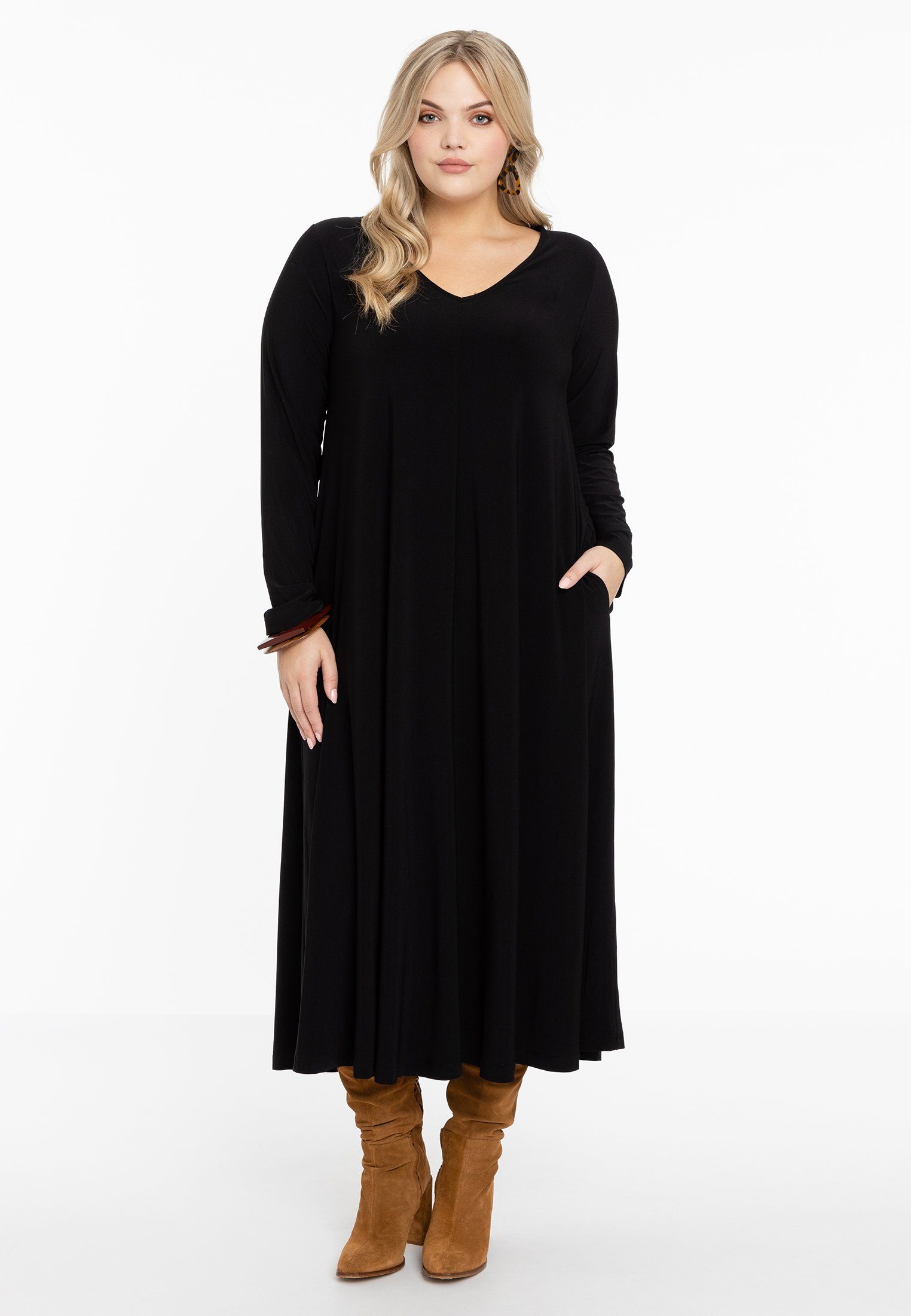 YOEK A-Linien-Kleid Damen Kleid Große Größen günstig online kaufen