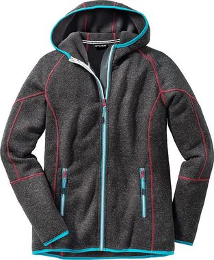 Stubai Fleecejacke modische, warme Strickfleecejacke