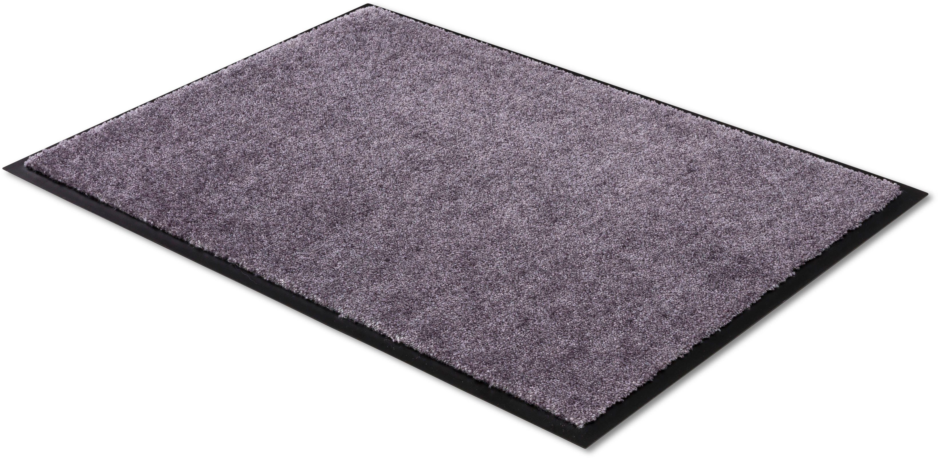 Fußmatte Miami Uni, SCHÖNER WOHNEN-Kollektion, rechteckig, Höhe: 7 mm,  Schmutzfangmatte, waschbar | Flachgewebe-Teppiche
