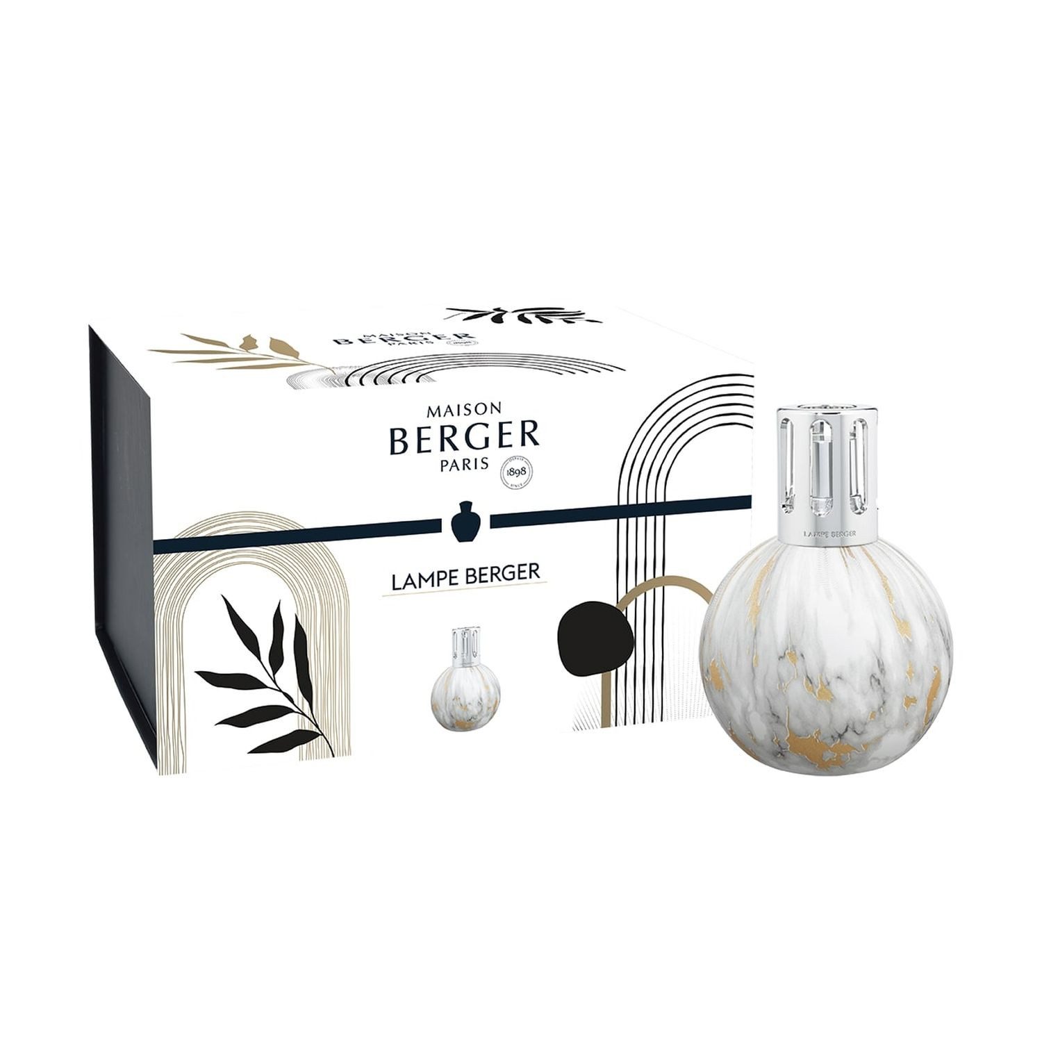 MAISON BERGER PARIS Duftlampe Marbrure Weiß