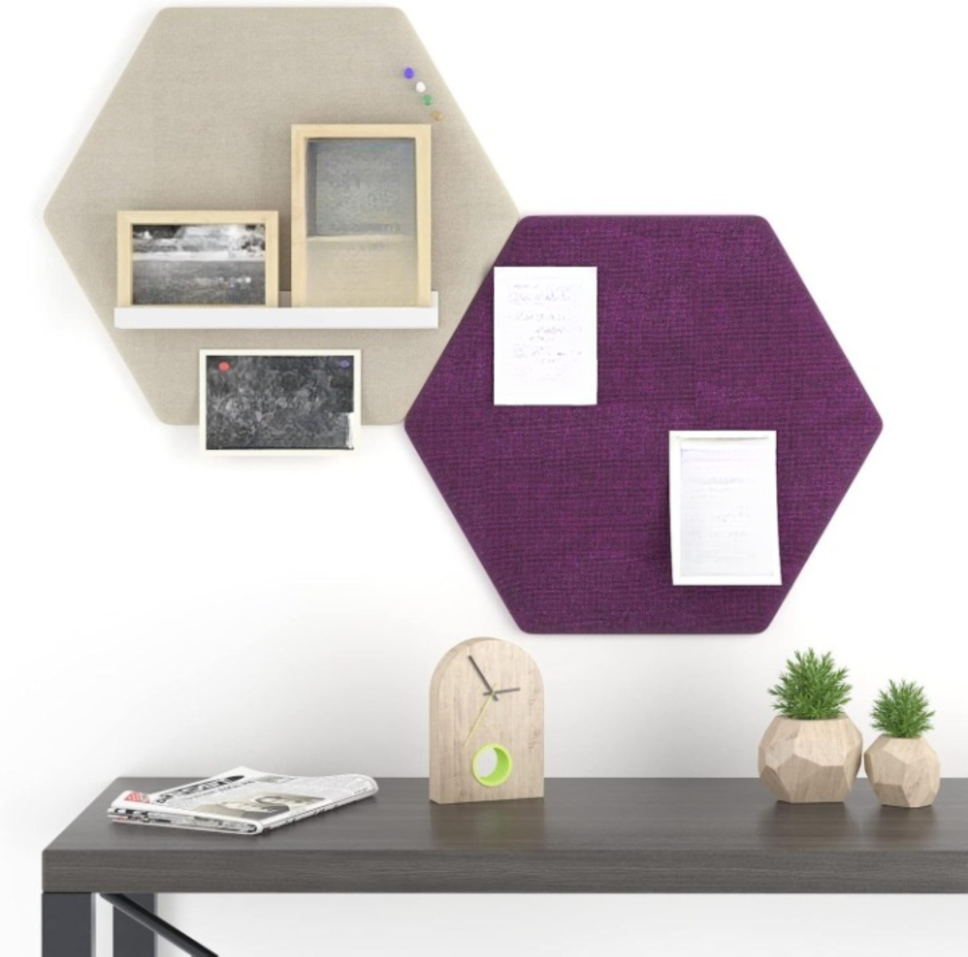 LA CUTE Pinnwand Sechseckige Pinnwand-Set – günstig online kaufen