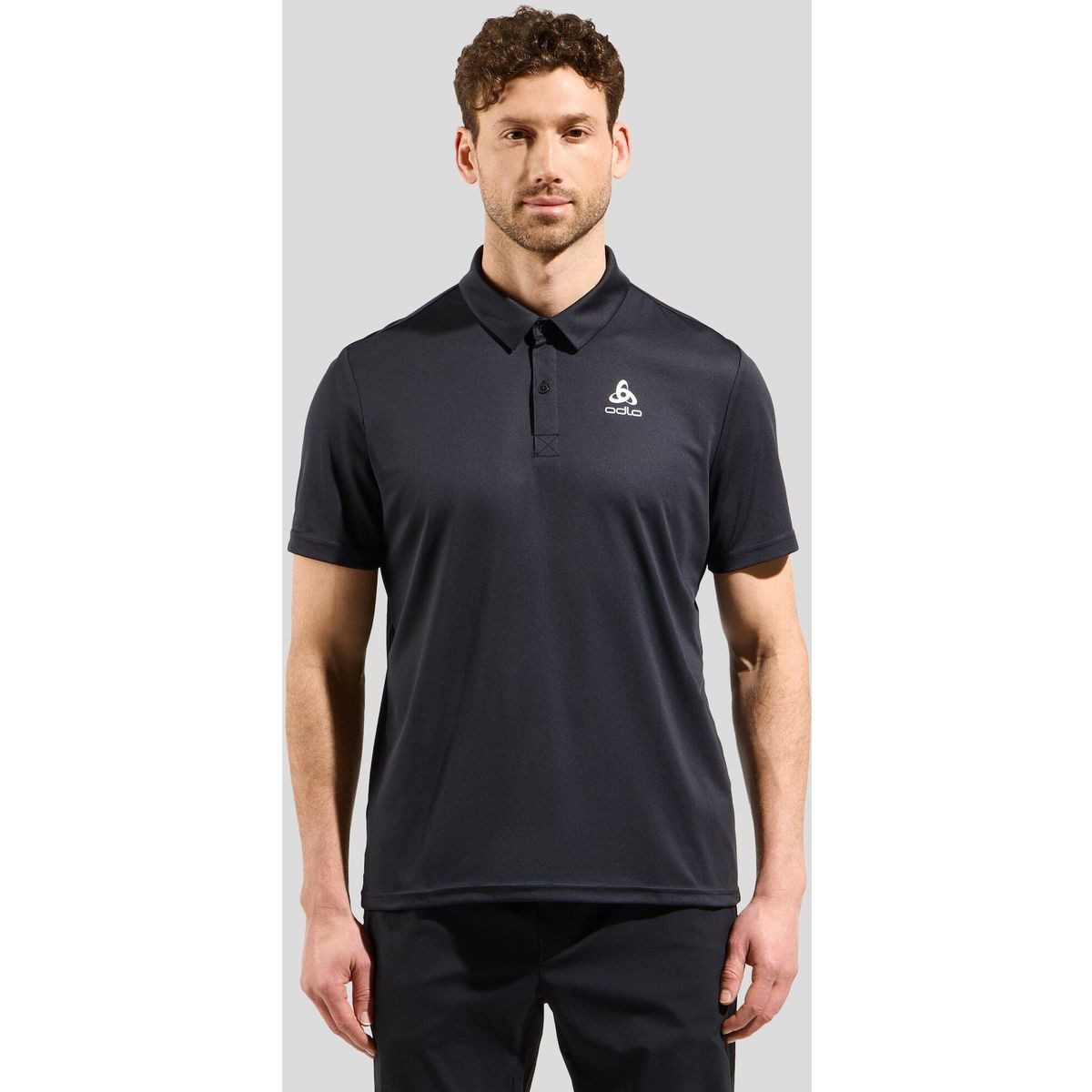 Odlo Kurzarmshirt Men's Cardada Polo Shirt Leichtes, schnelltrocknendes Poloshirt mit exzellentem
