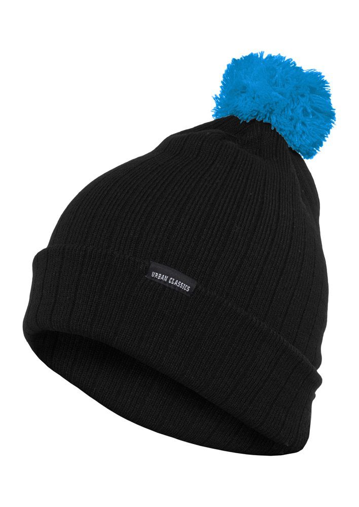 Contrast CLASSICS Beanie Bobble Beanie black/turquise (1-St) Unisex URBAN