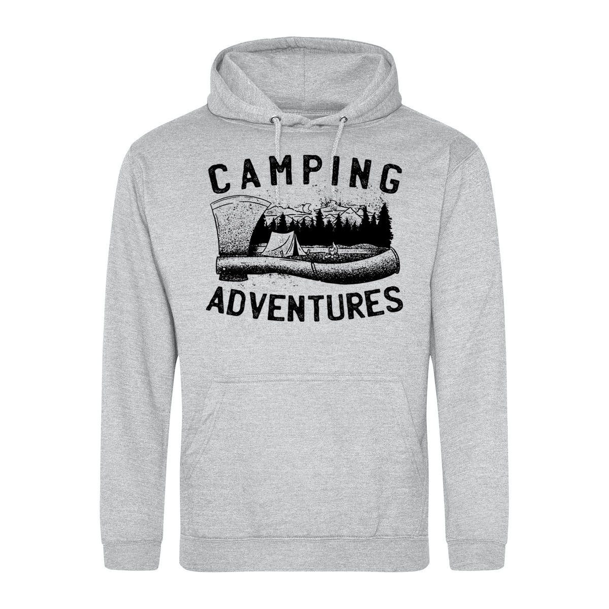 Kapuzenpullover Camping Adventures Herren Hoodie Pullover