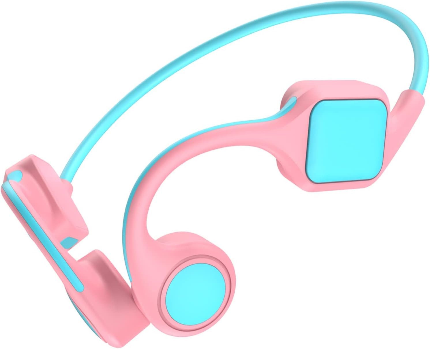Xmenha Bluetooth 5.2-Chips für stabile Verbindung und klare Anrufe Open-Ear-Kopfhörer (Verbesserte Akkulaufzeit von 8 Stunden und einfache Touch-Steuerung für Musik, Anrufe und mehr bei kabellosen Kinderkopfhörern., Kinderkopfhörer: Sicheres Musikhören mit Knochenleitungsohrhörern)