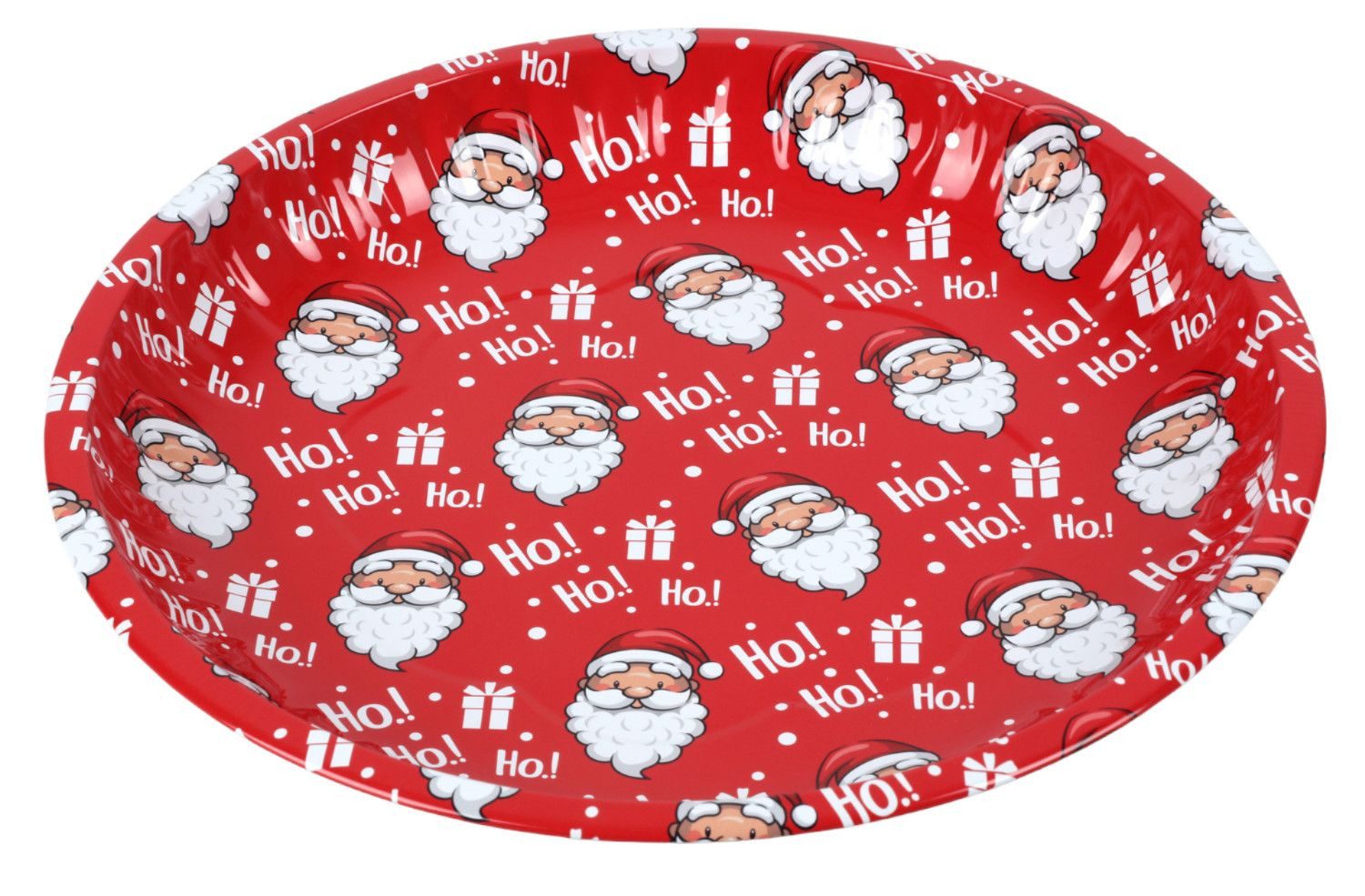 BURI Dekofigur Weihnachtsteller 26 cm Plätzchenteller Adventsdeko Nikolaust günstig online kaufen