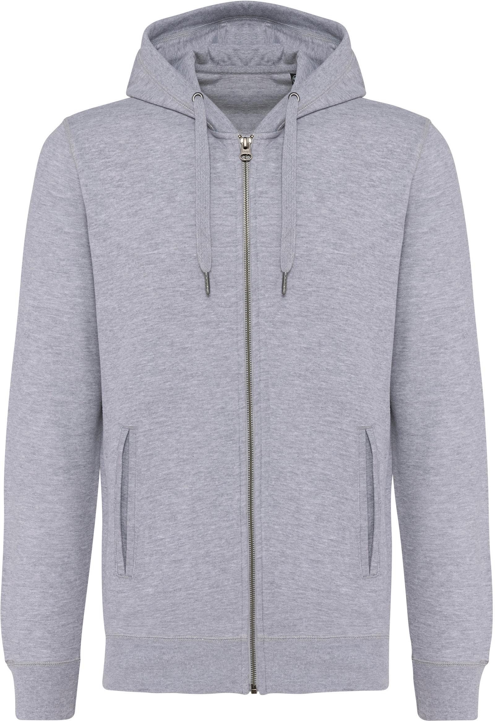 Kapuzensweatjacke Umweltfreundliches Unisex-Kapuzensweatshirt mit Reißverschlu