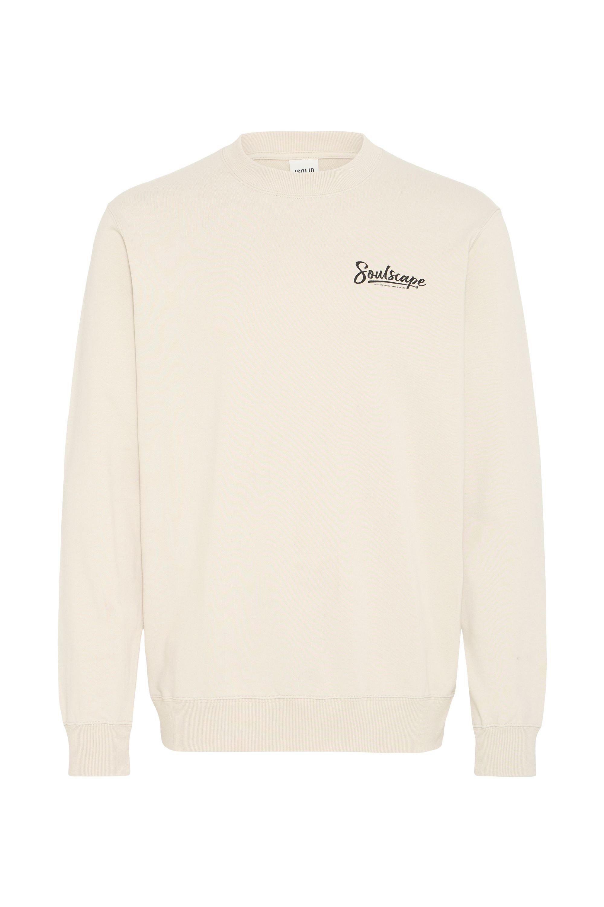 !Solid Sweater SDTorrence Moderner Sweat-Pullover mit Backprint