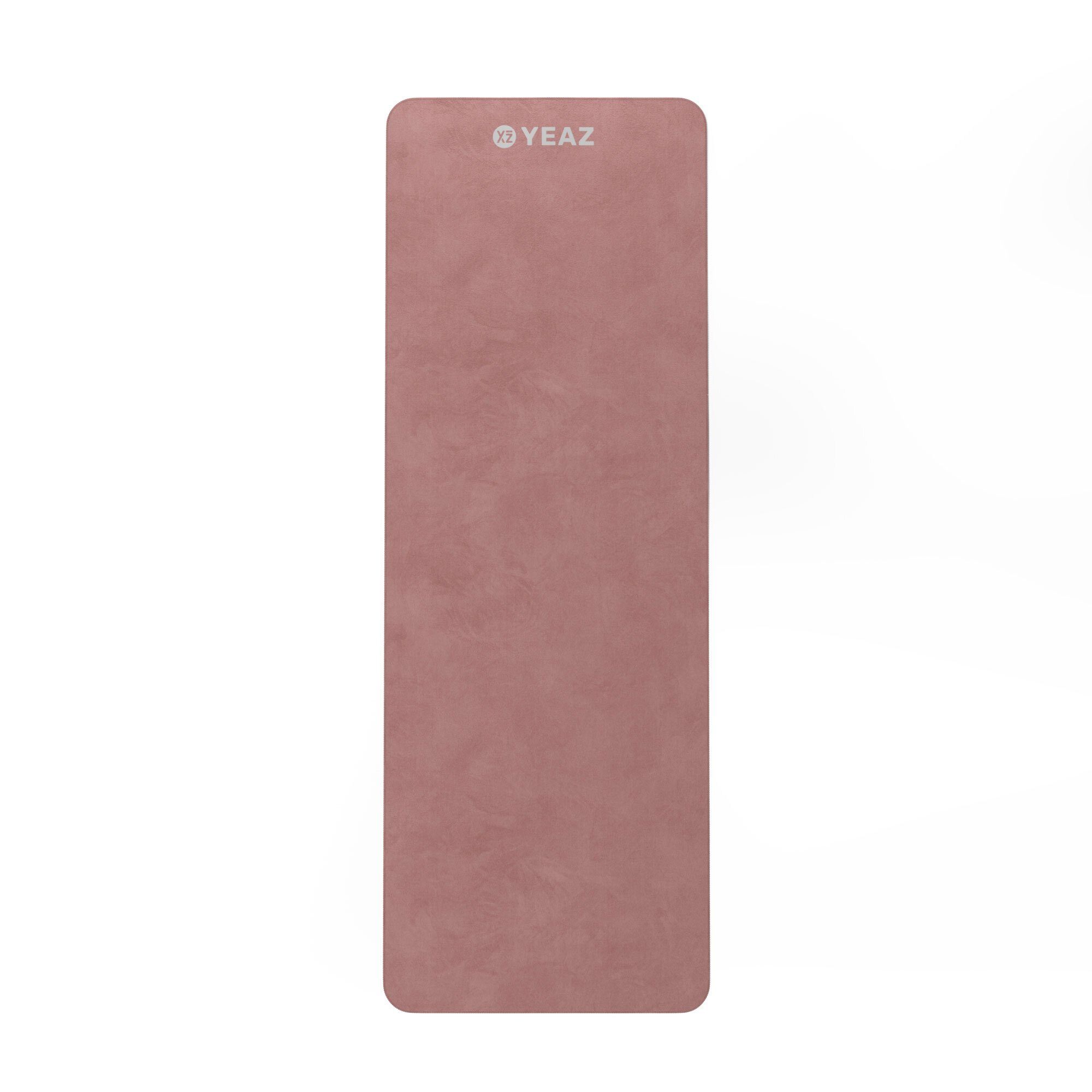 set & Soft-Touch NEXT Oberfläche rutschfeste Yogablock yoga-blöcke handtuch, LEVEL YEAZ - pink