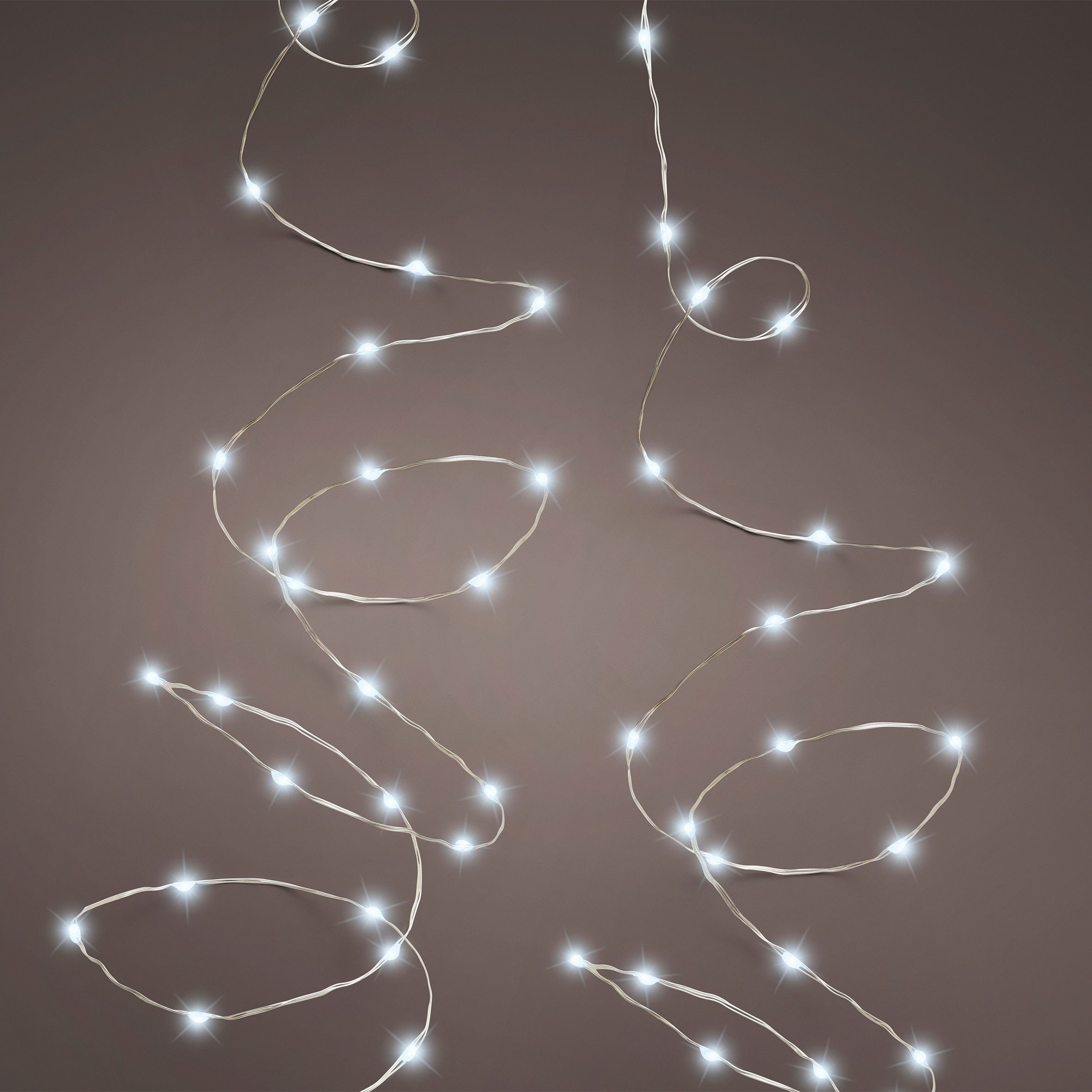 Spetebo LED-Lichterkette LED Draht Lichterkette 5 m - 100 LED, 100-flammig, günstig online kaufen