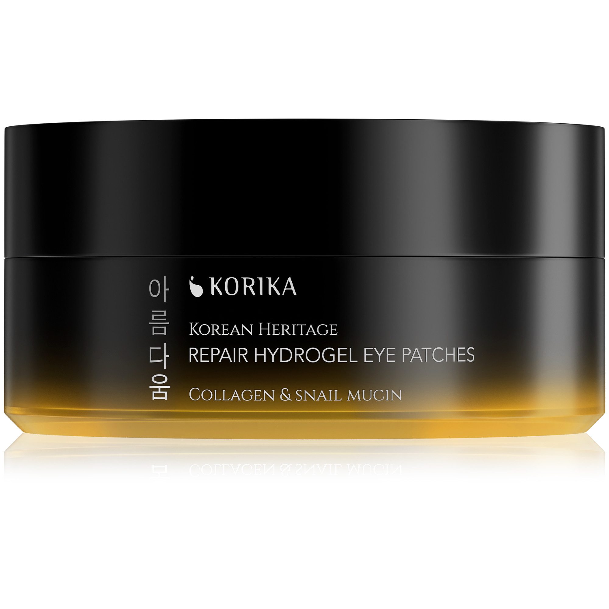 Korika Augenpatches Korean Heritage Collagen & Snail Mucin Repair Hydrogel Eye Patches, 60-tlg.