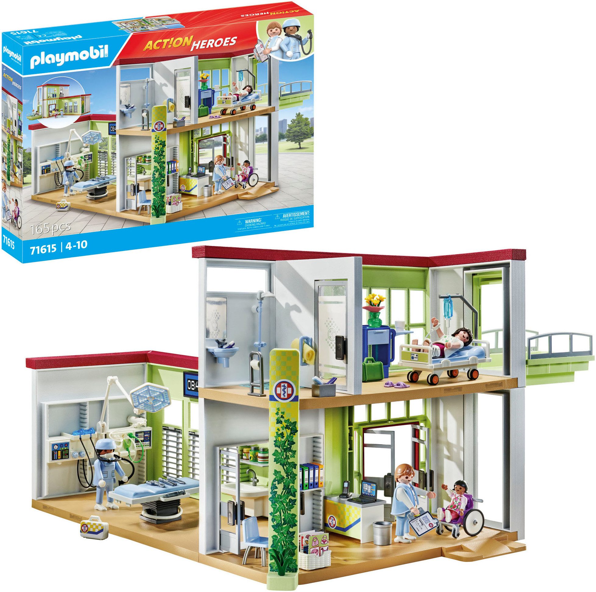 Playmobil® Modernes Krankenhaus (71615), Action Heroes Konstruktions-Spiels günstig online kaufen