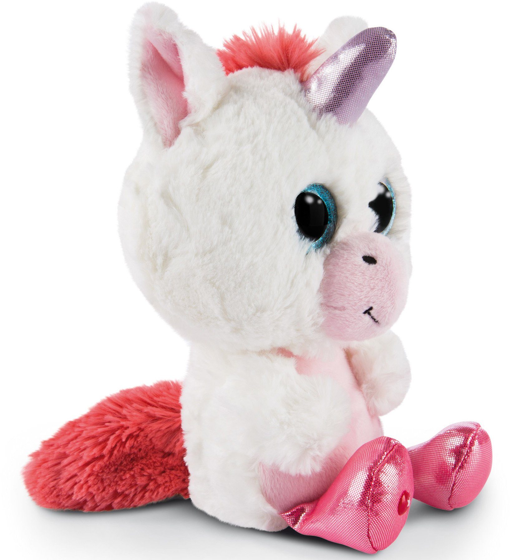 Nici Kuscheltier Glubschis, Einhorn Milky-Fee, 25 cm