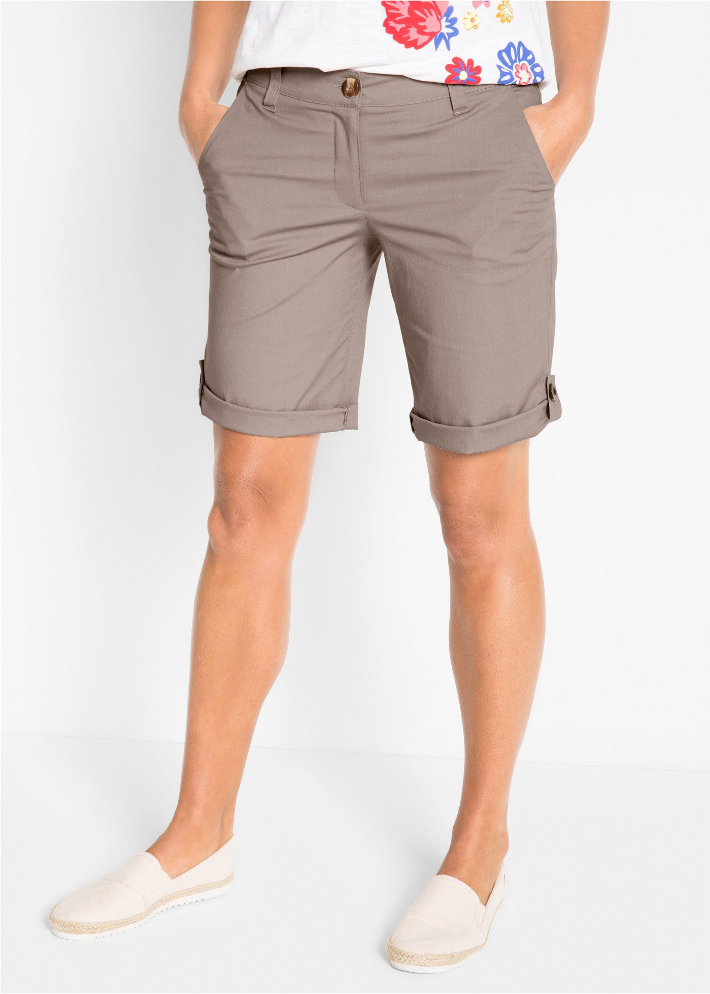 bonprix Bermudas gerade geschnitten und längenregulierbar günstig online kaufen