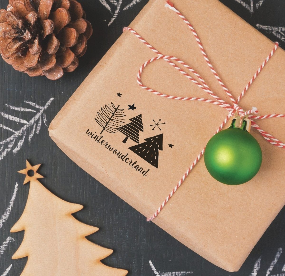 Heyda Stempel Motivstempel 'Winterwonderland' 6,2x4,2cm