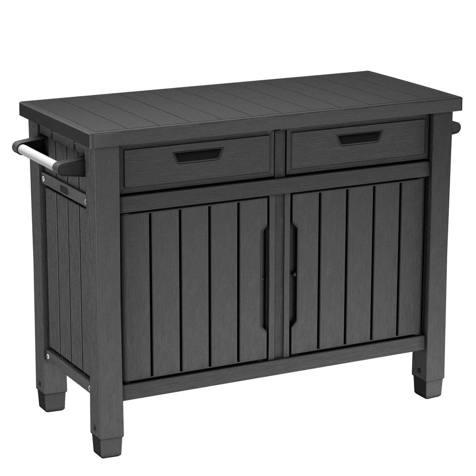 Keter Grillablagetisch "Unity XL Entertainment" 250 L Anthrazit Service-Tisch Gartentisch