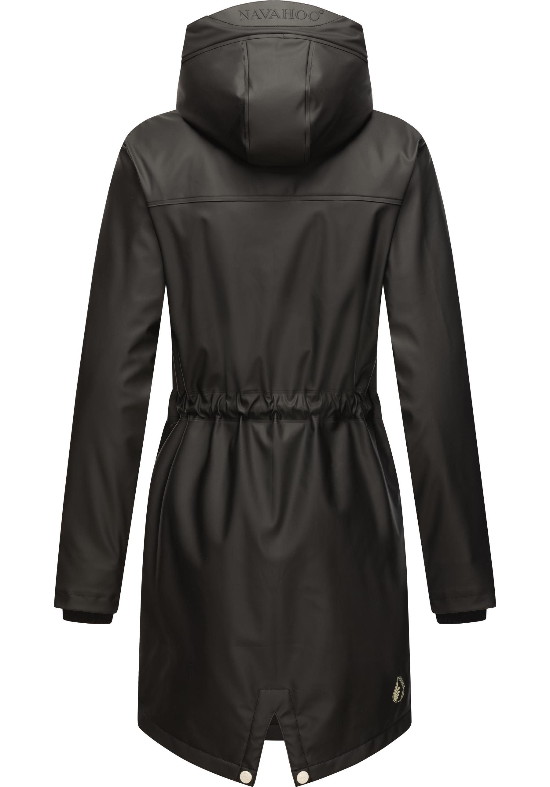 Navahoo Regenjacke Flower of Ocean Wasserdichter Damen Outdoor Regenmantel