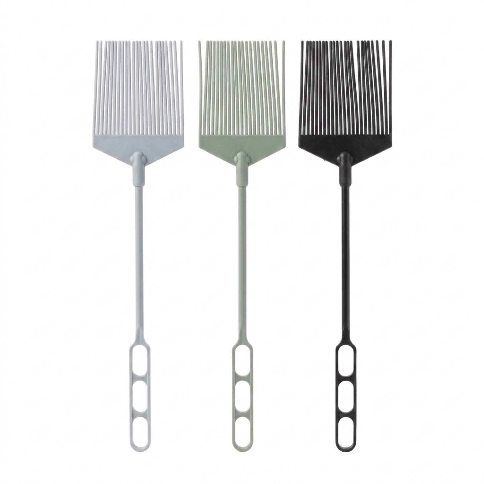 HAC24 Fliegenklatsche 3er Set Silikon-Insektenklatsche Mückenklatsche Moskitoklatsche, Flexibel 41 × 10 cm