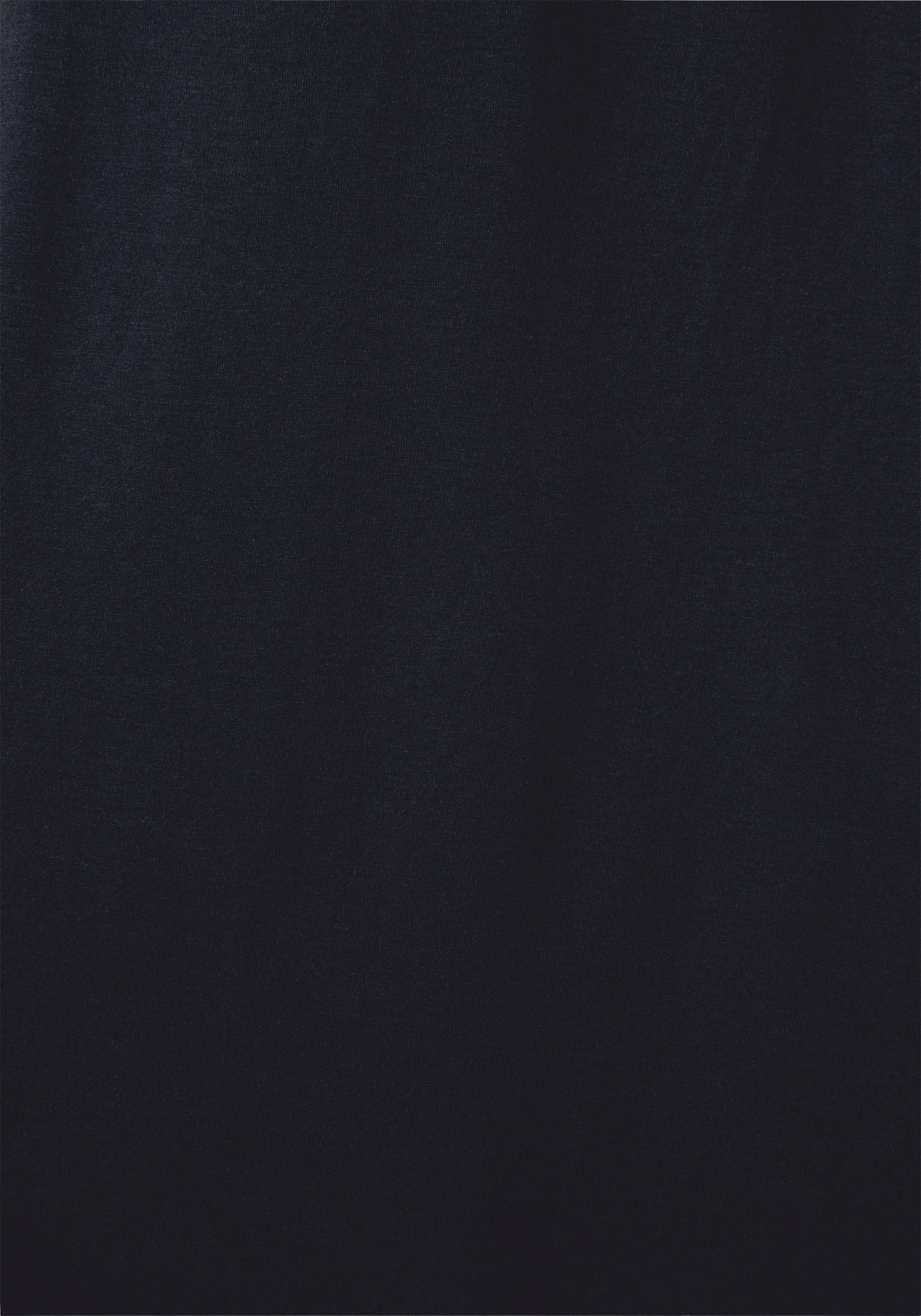 LASCANA Maxikleid mit farbigem Einsatz und V-Ausschnitt, Sommerkleid, Strandkleid