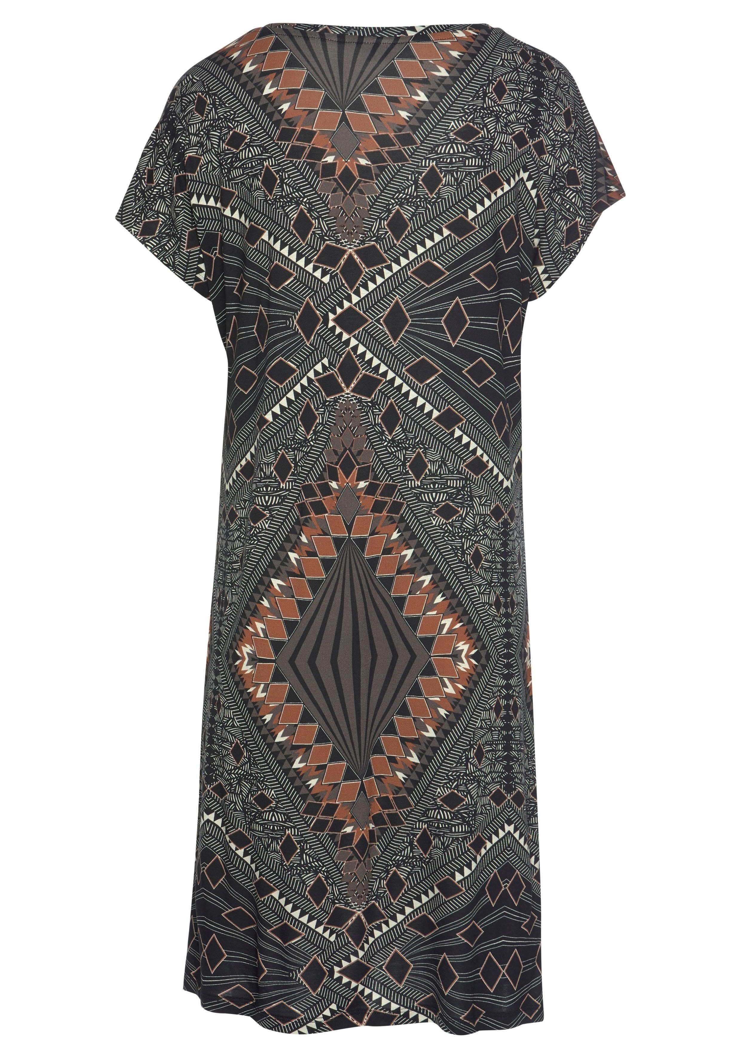 LASCANA Nachthemd (1-teilig) mit Ethno-Muster