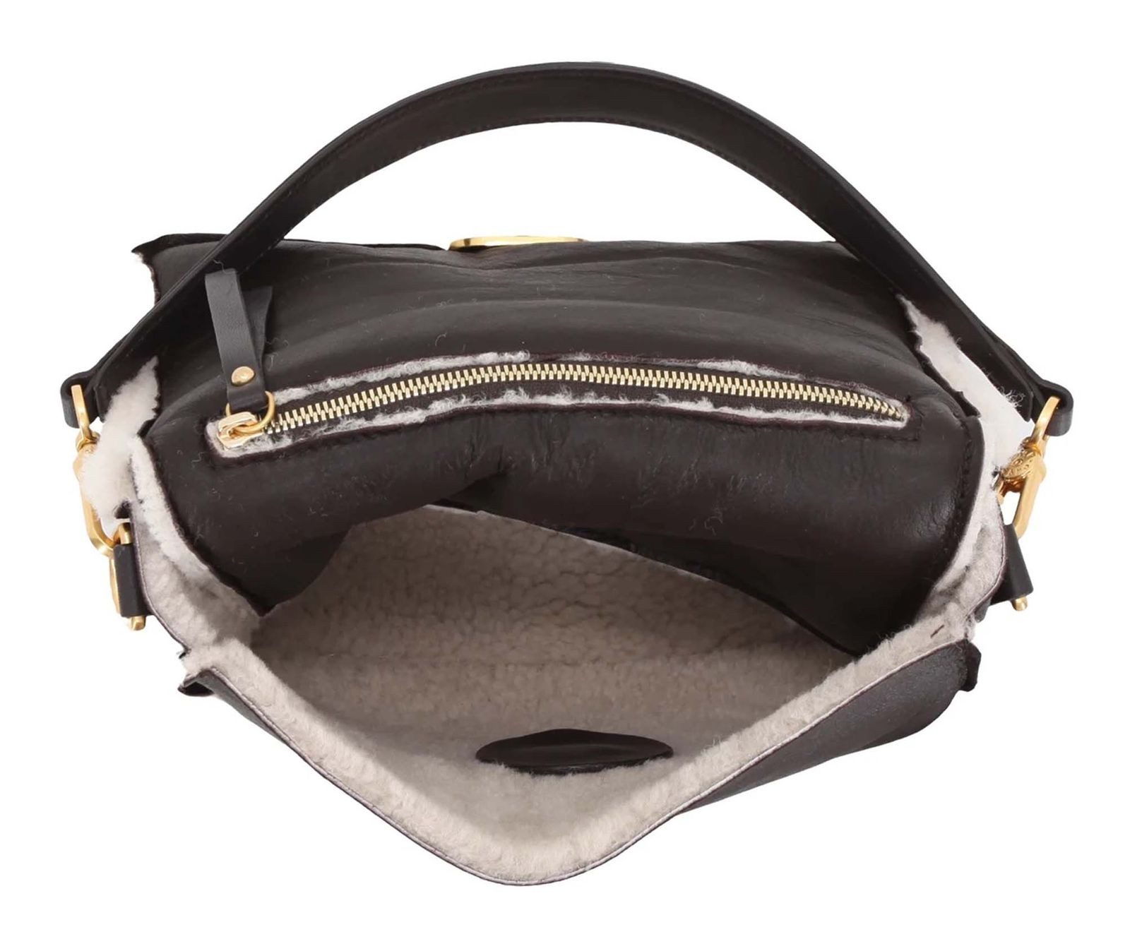Abro Umhängetasche Shoulder Bag Temi, aus echtem Leder