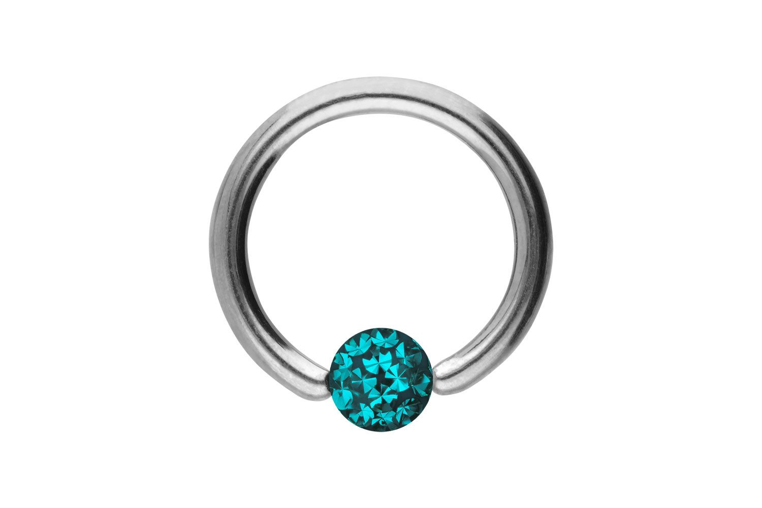 Piercing-Set Titan Klemmkugelring EPOXY-KUGEL