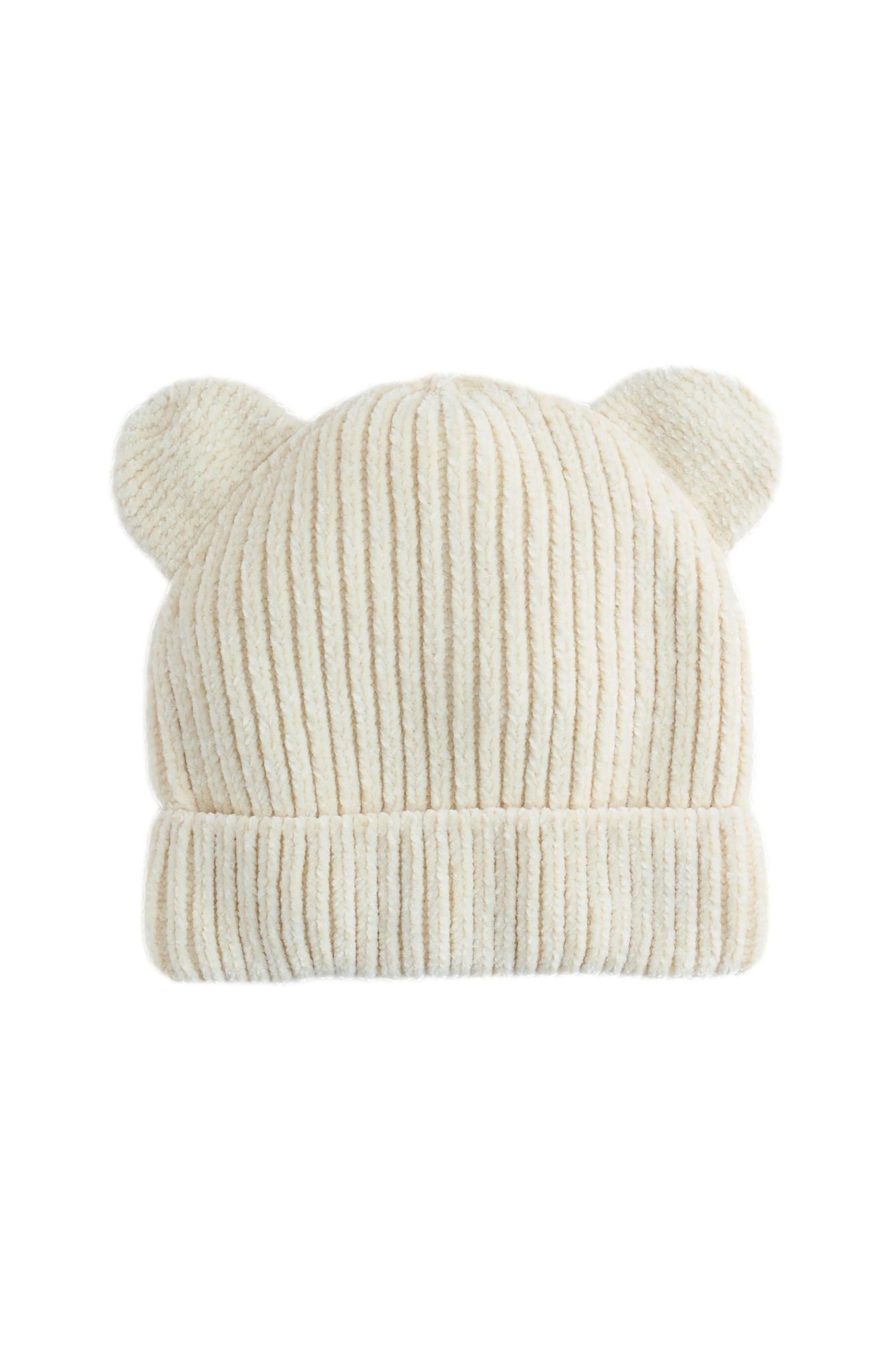 Next Beanie Beaniemütze aus Chenille mit Ohren (1-St)